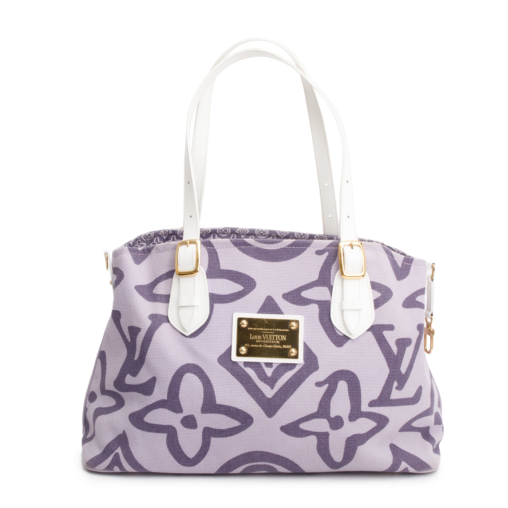 Louis Vuitton Purple Canvas Tahitienne Cabas PM