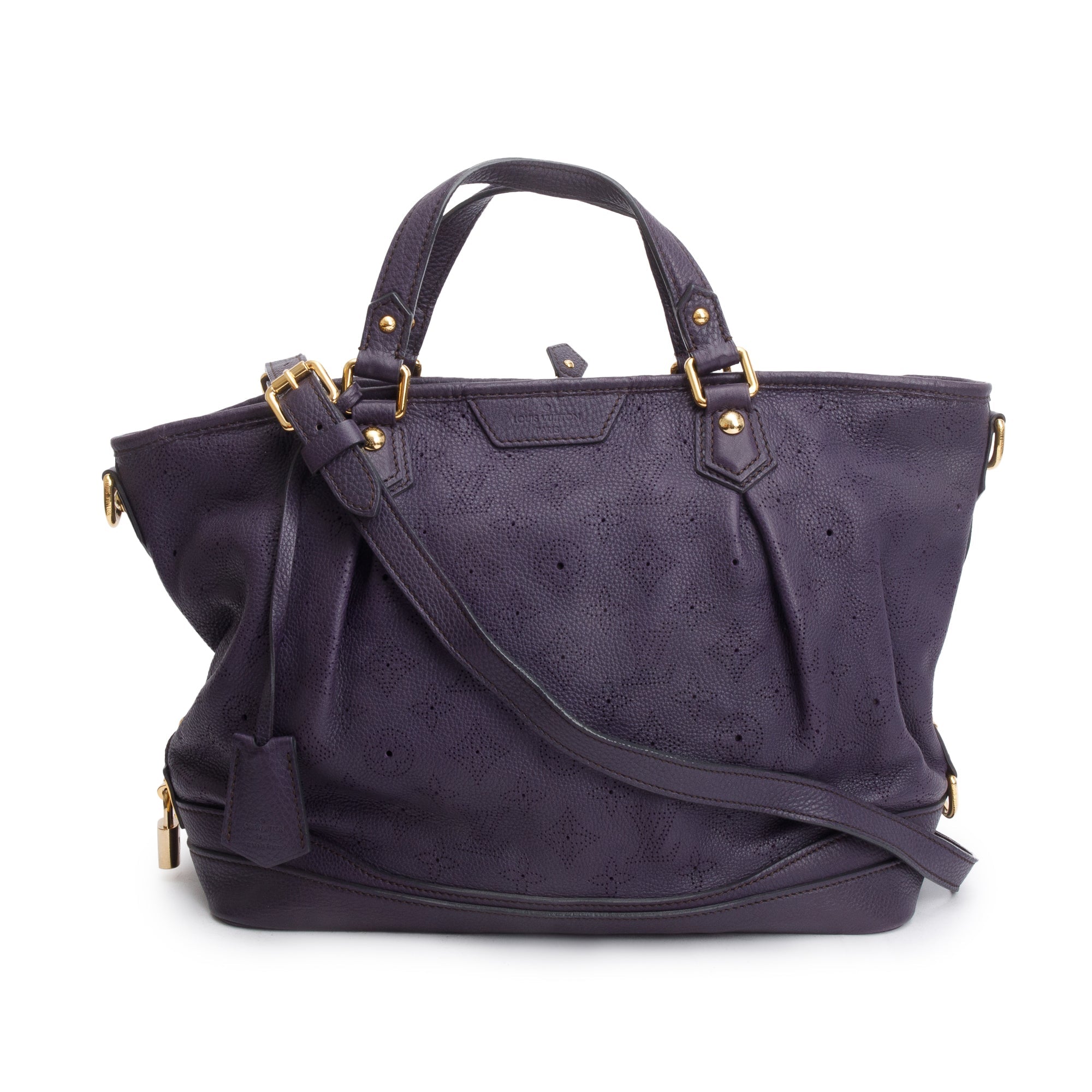Louis Vuitton Purple Monogram Mahina Stellar PM Tote w/ Strap