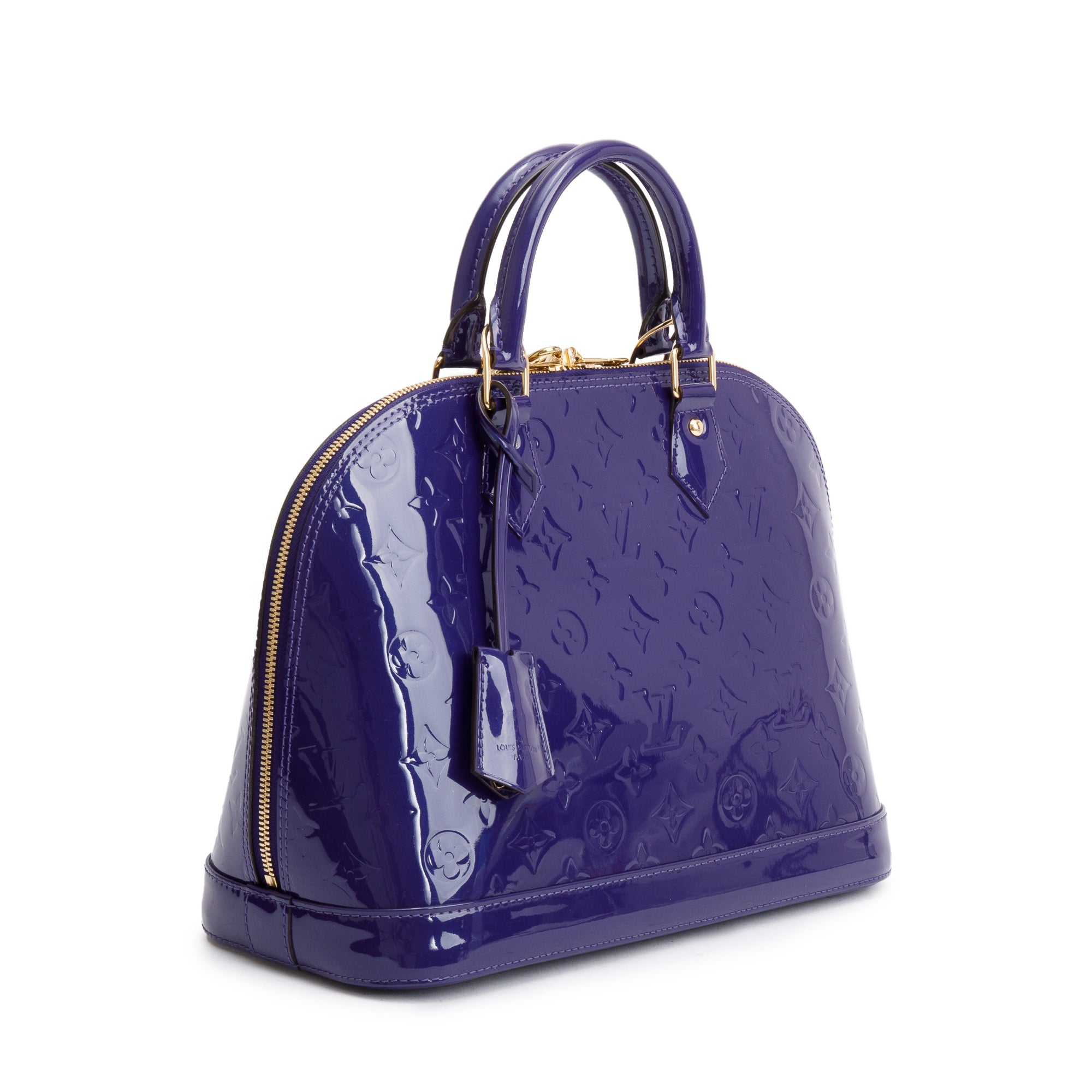 Louis Vuitton Purple Monogram Vernis Alma PM