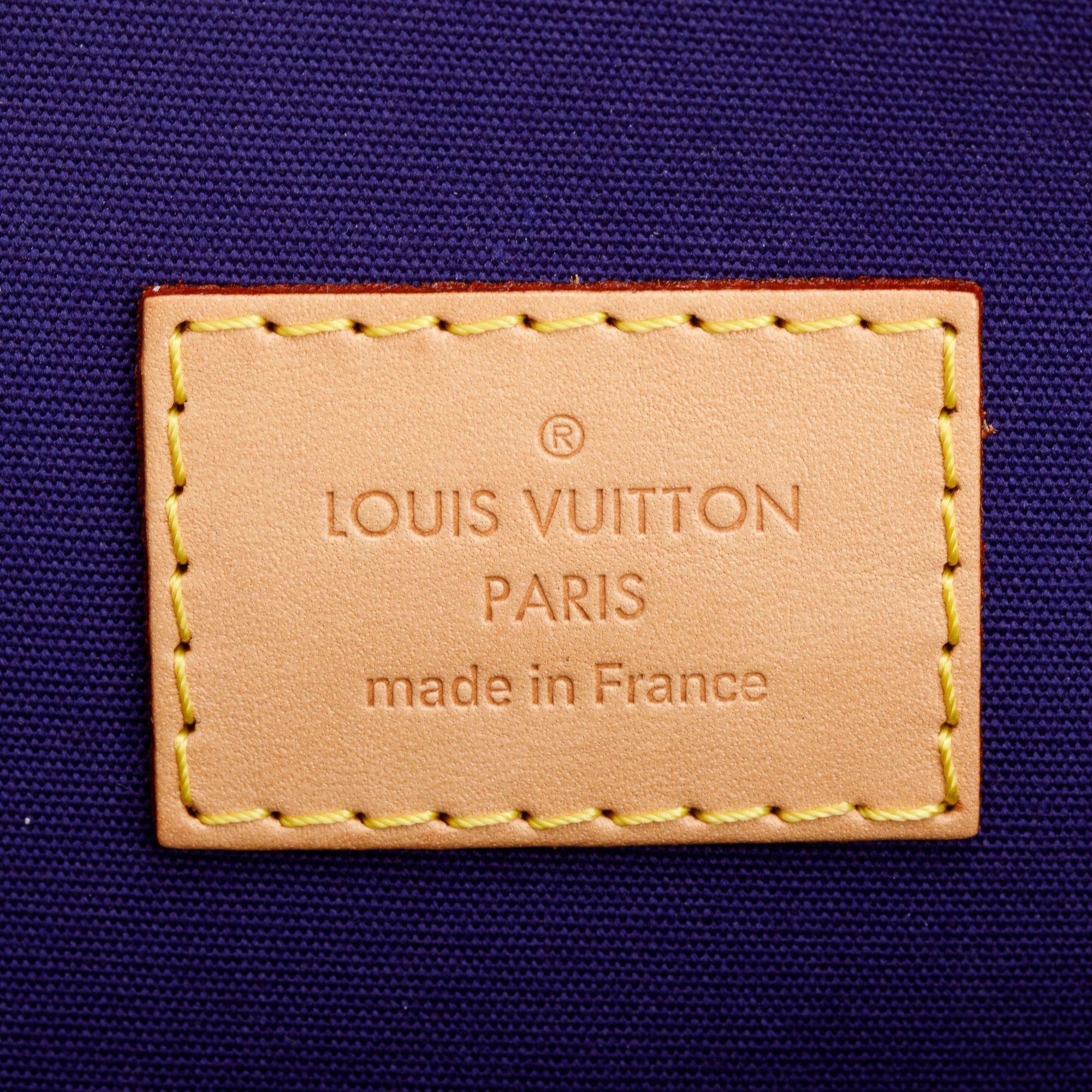 Louis Vuitton Purple Monogram Vernis Alma PM