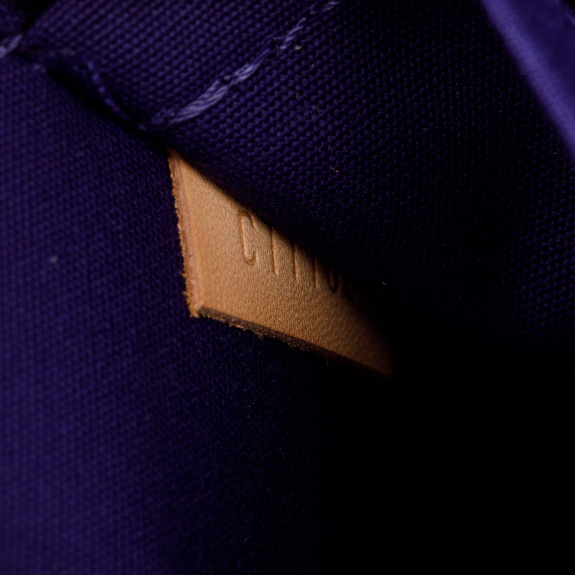 Louis Vuitton Purple Monogram Vernis Alma PM