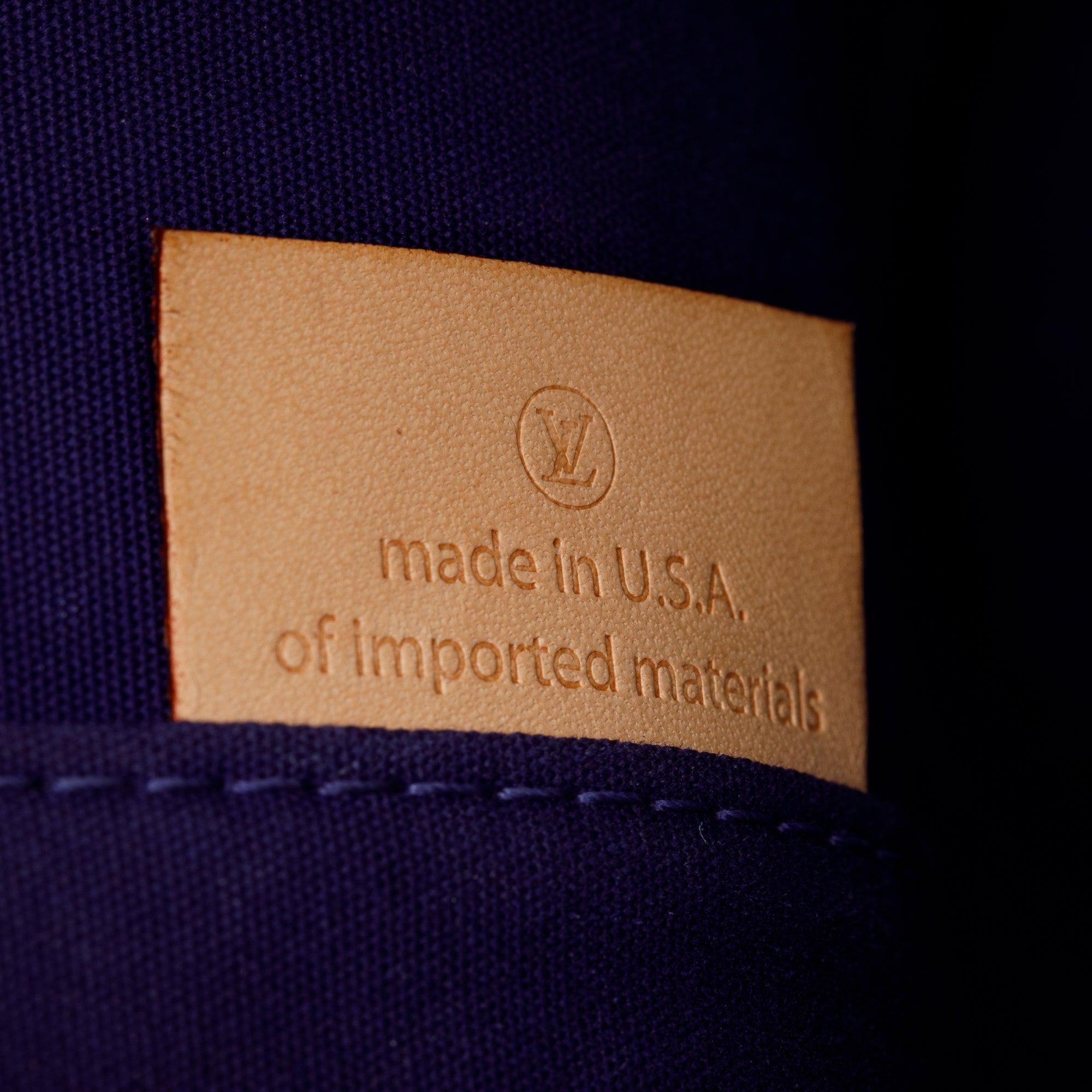 Louis Vuitton Purple Monogram Vernis Alma PM