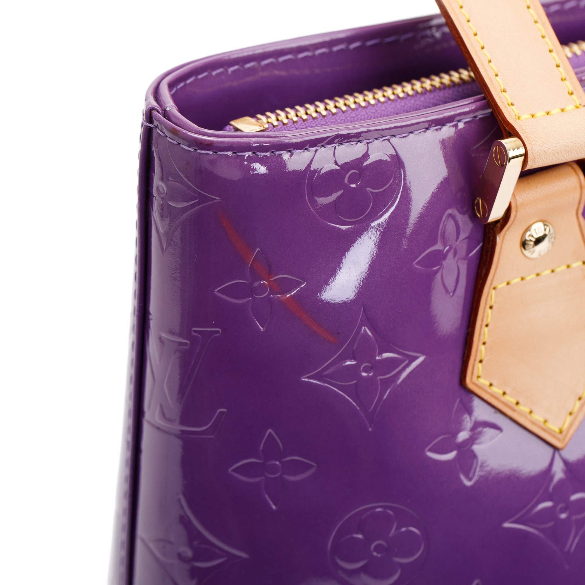 Louis Vuitton Purple Monogram Vernis Houston Tote – OLIVER'S