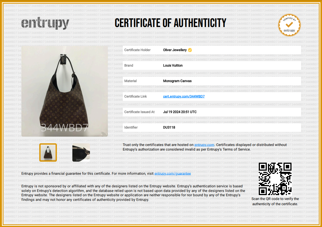 Louis Vuitton Python-Trimmed Monogram Flower Hobo