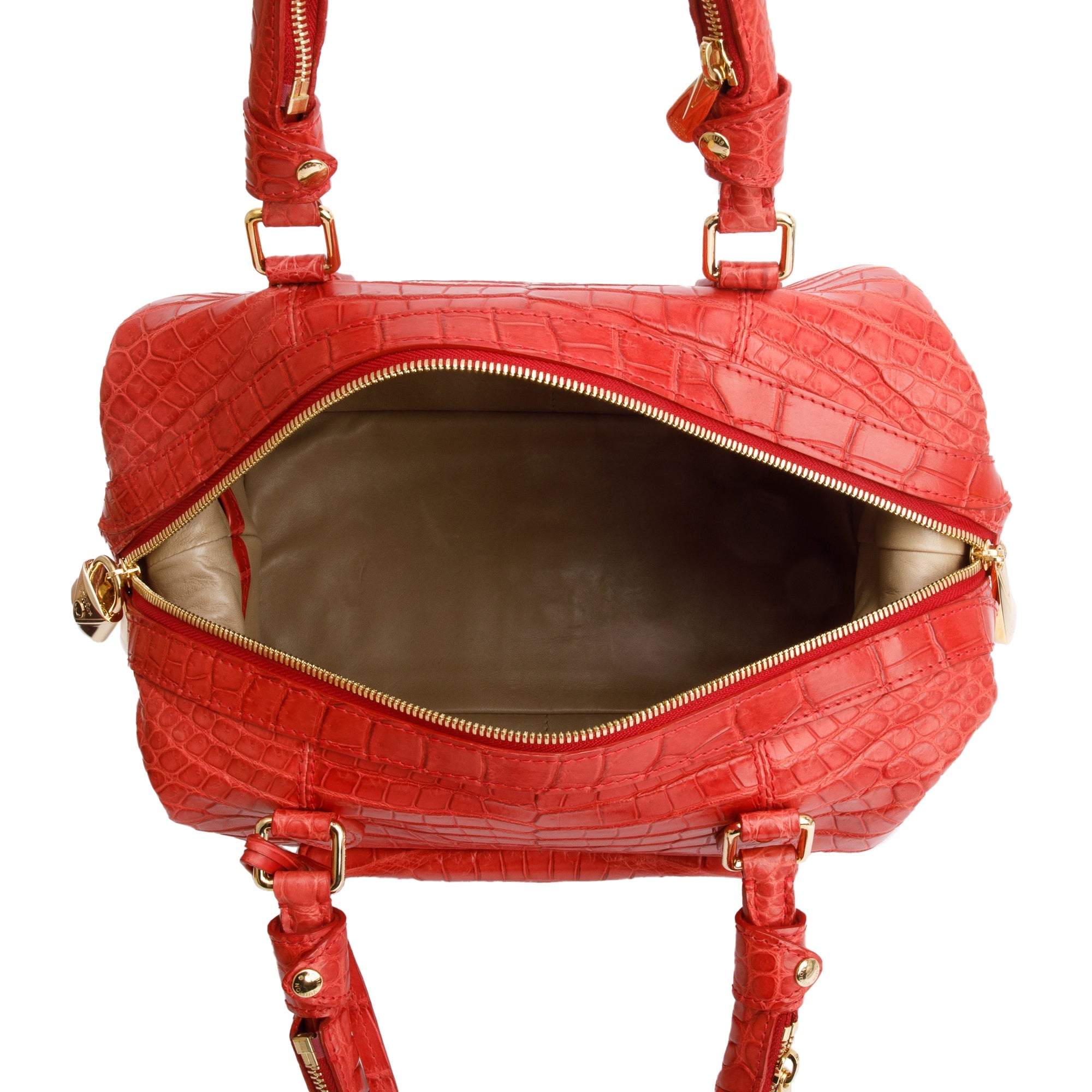 Louis Vuitton Red Crocodile Berkeley Bag