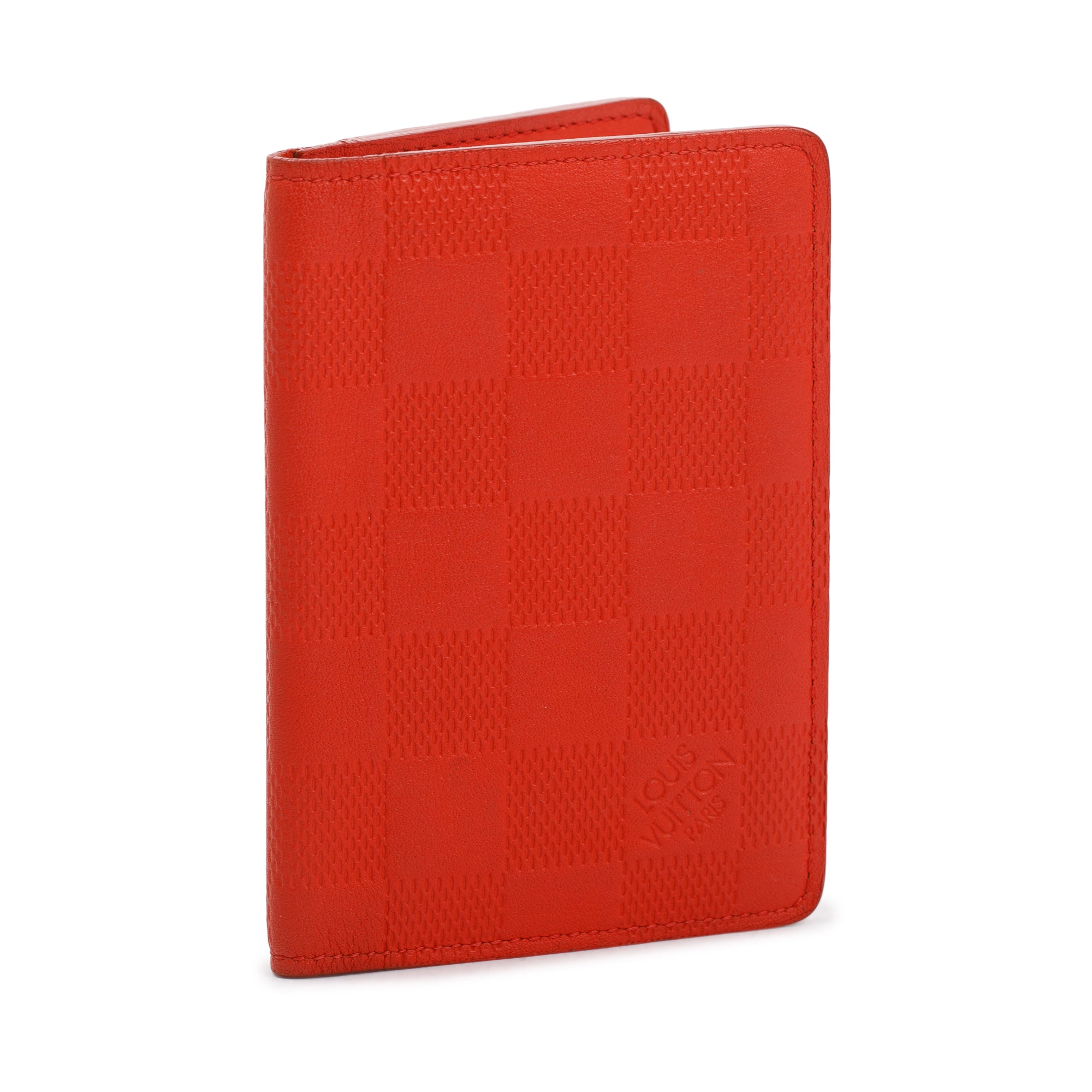 Louis Vuitton Red Damier Infini Leather Pocket Organizer