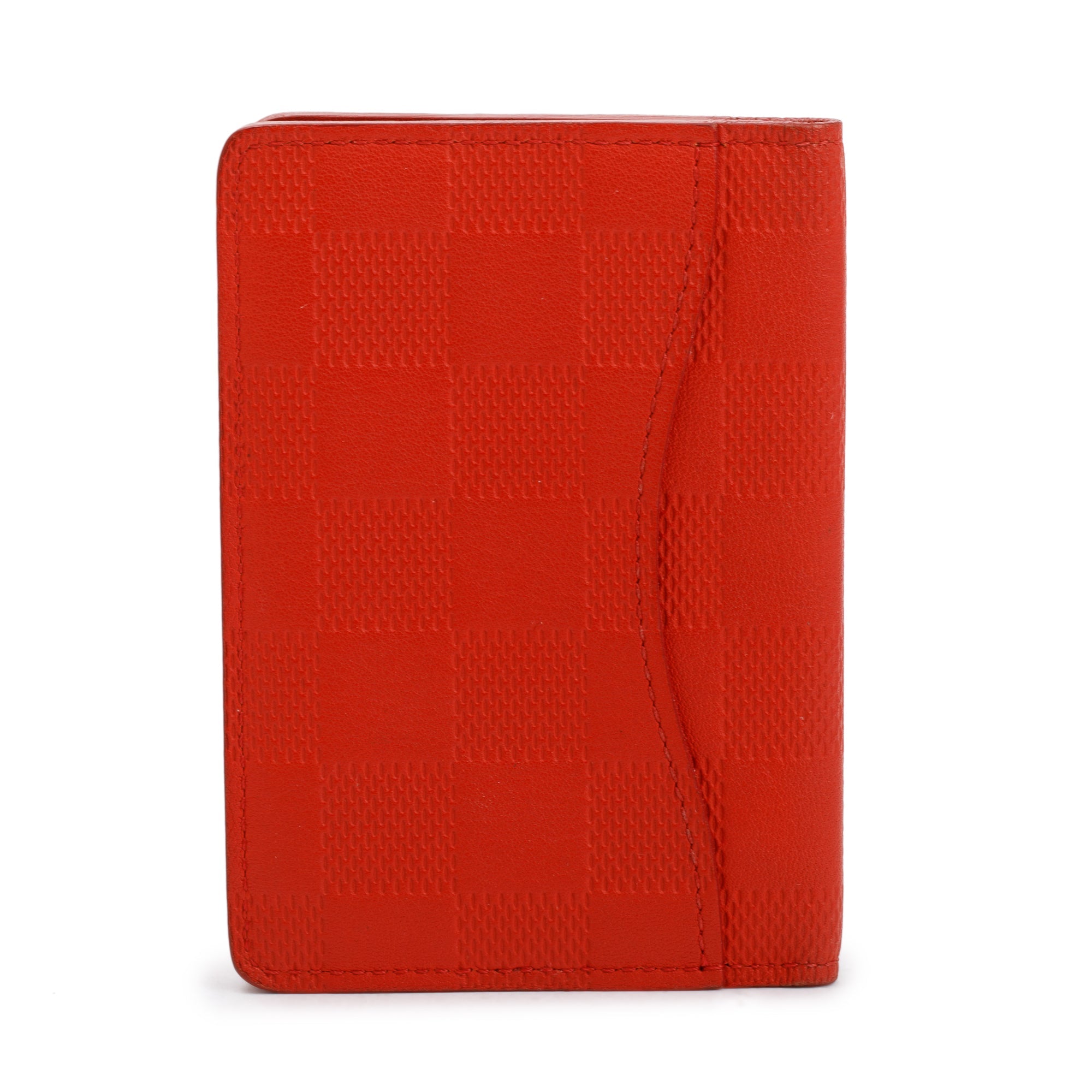 Louis Vuitton Red Damier Infini Leather Pocket Organizer