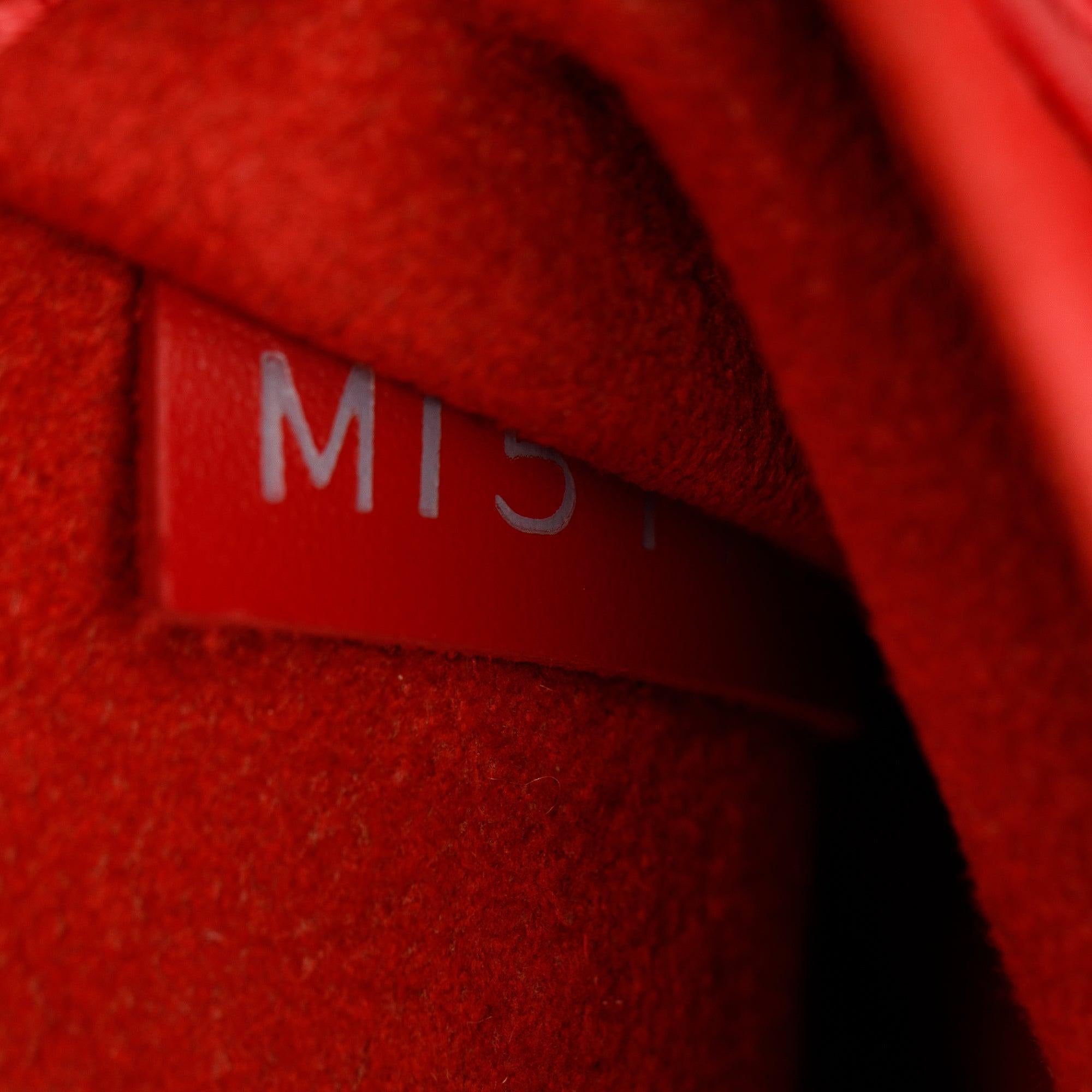 Louis Vuitton Red Epi Leather Alma BB w/ Strap & Receipt