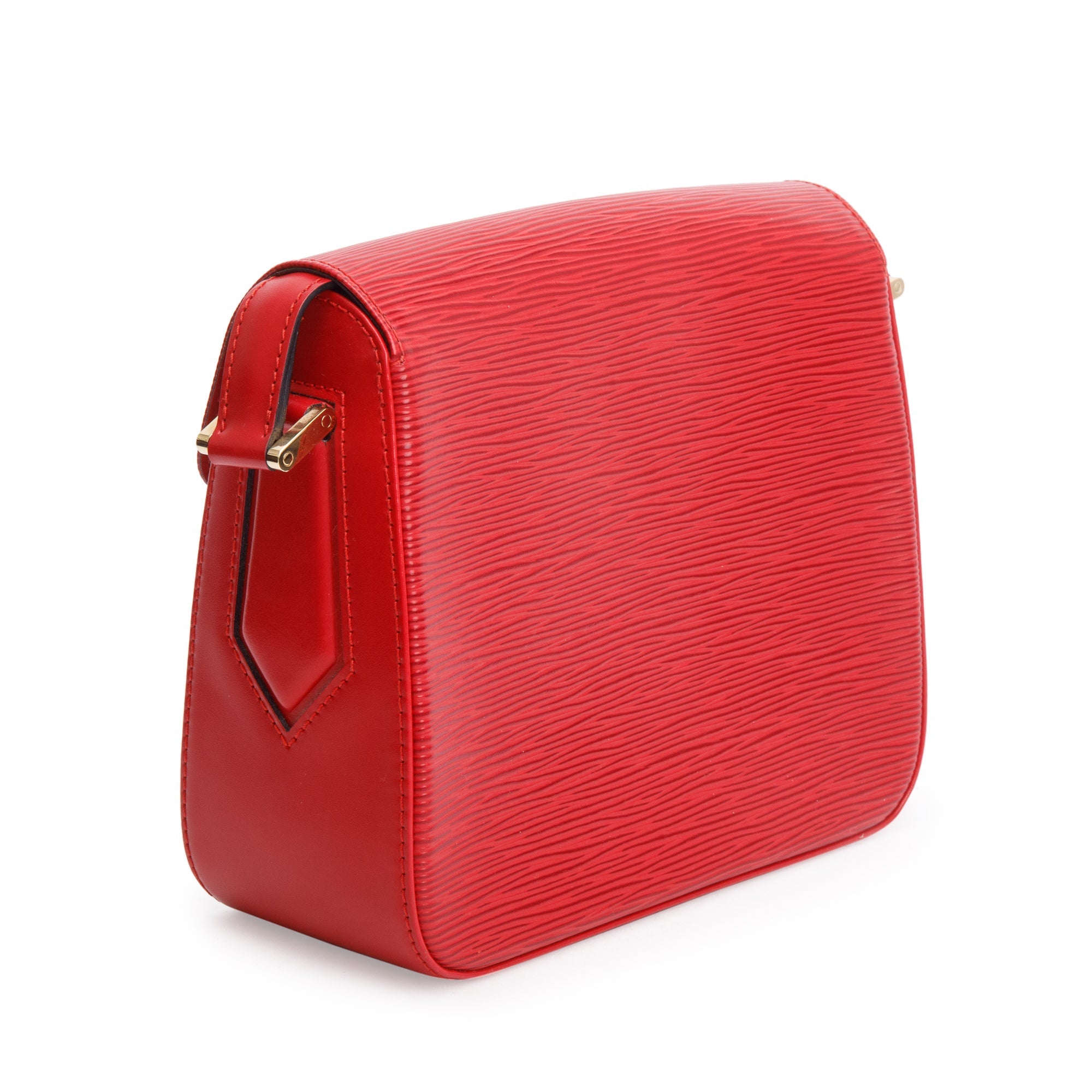 Louis Vuitton Red Epi Leather Buci Bag