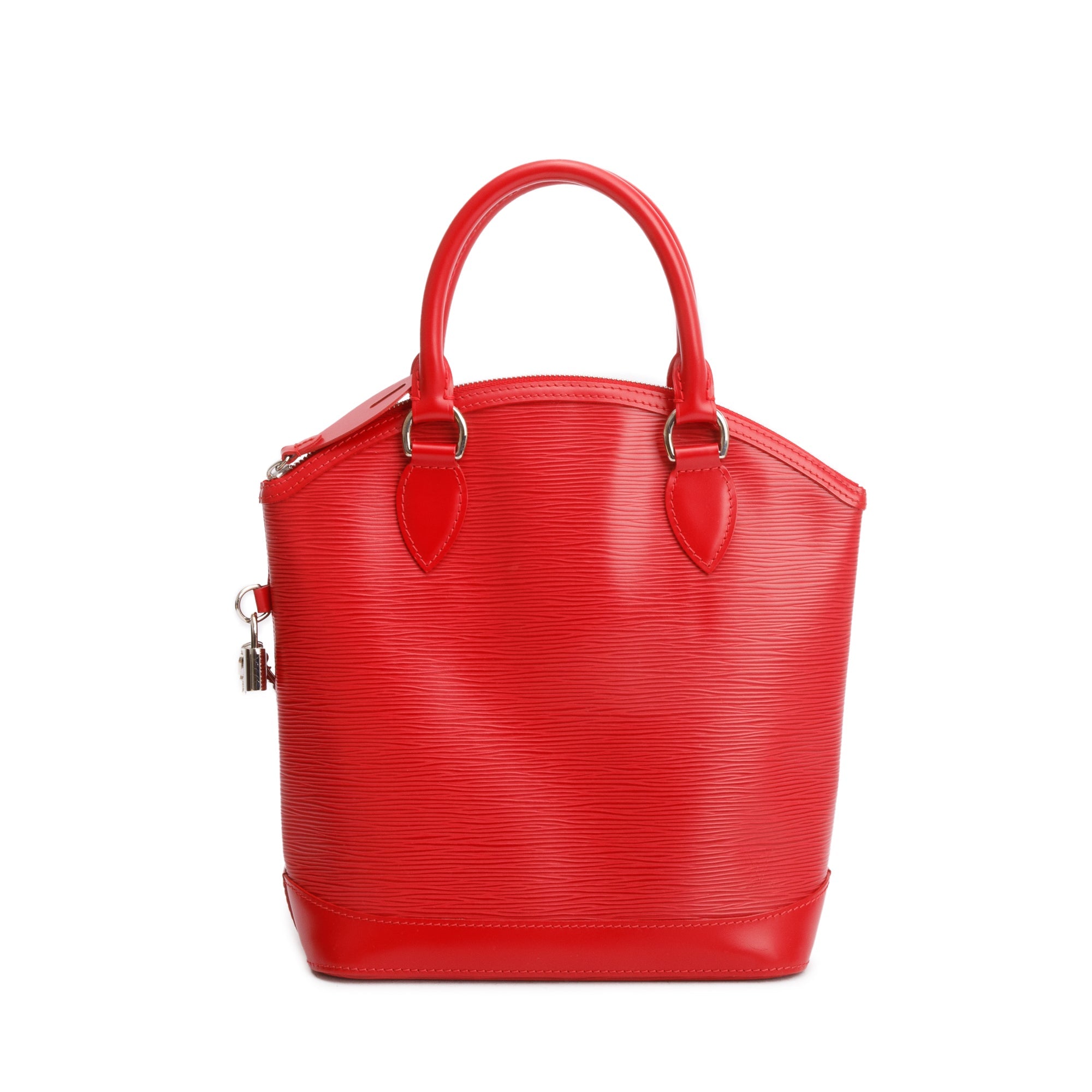 Louis Vuitton Red Epi Leather Lockit Vertical