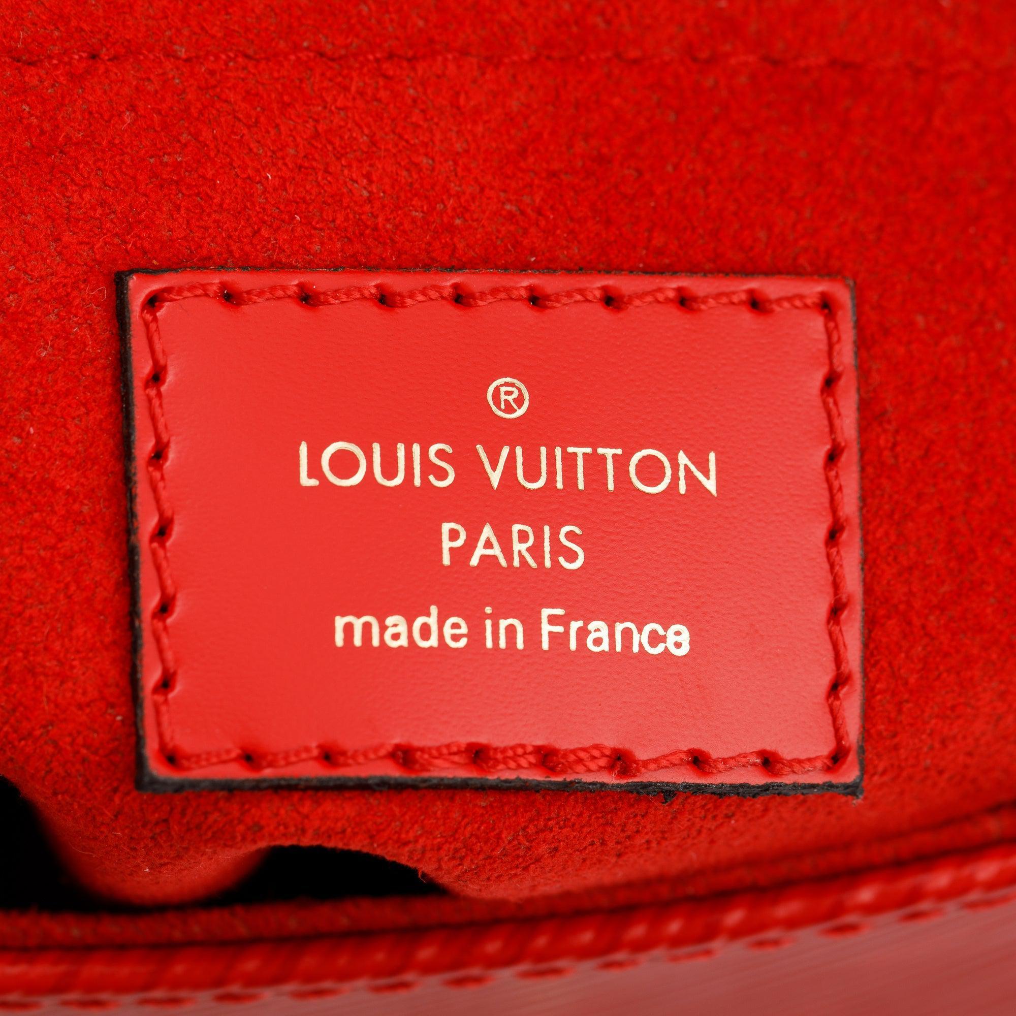 Louis Vuitton Red Epi Leather Locky BB w/ Strap & Box