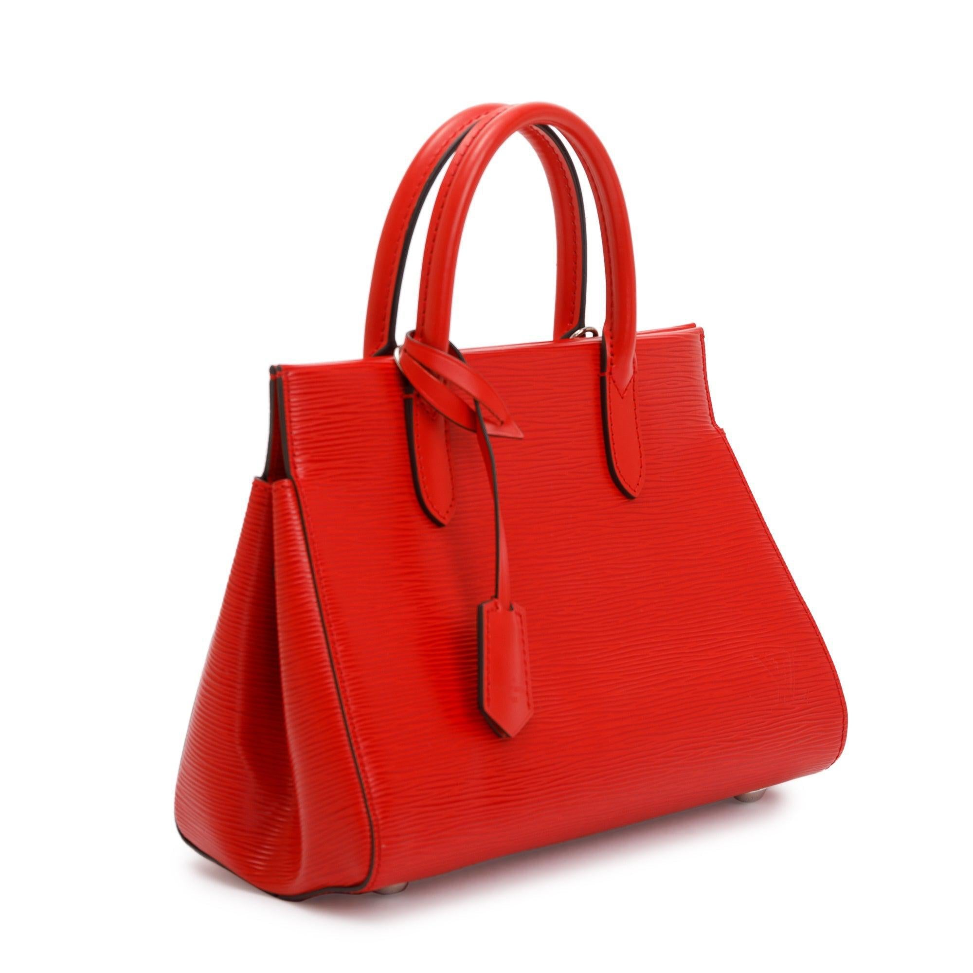 Louis Vuitton Red Epi Leather Marly BB w/ Strap