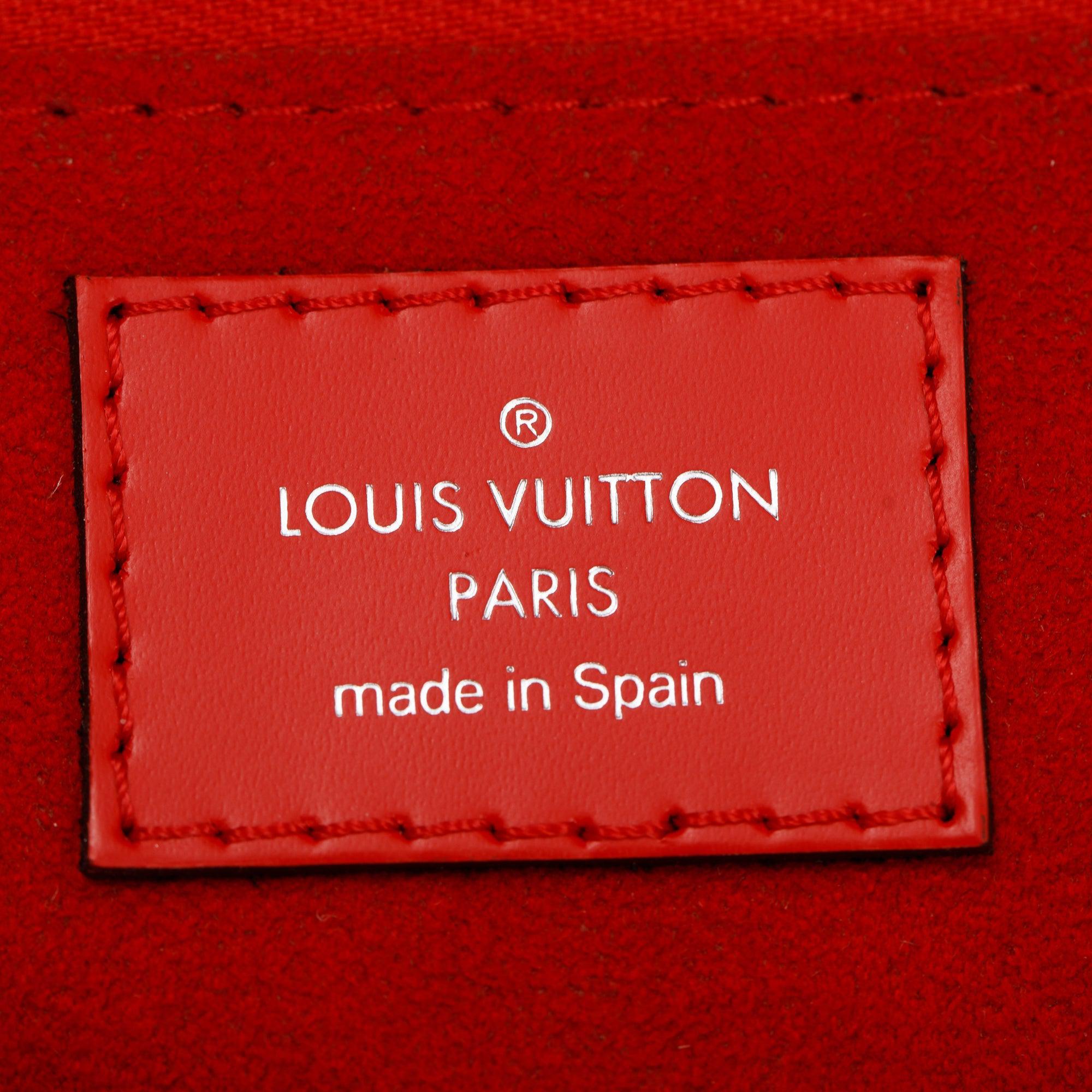 Louis Vuitton Red Epi Leather Marly BB w/ Strap