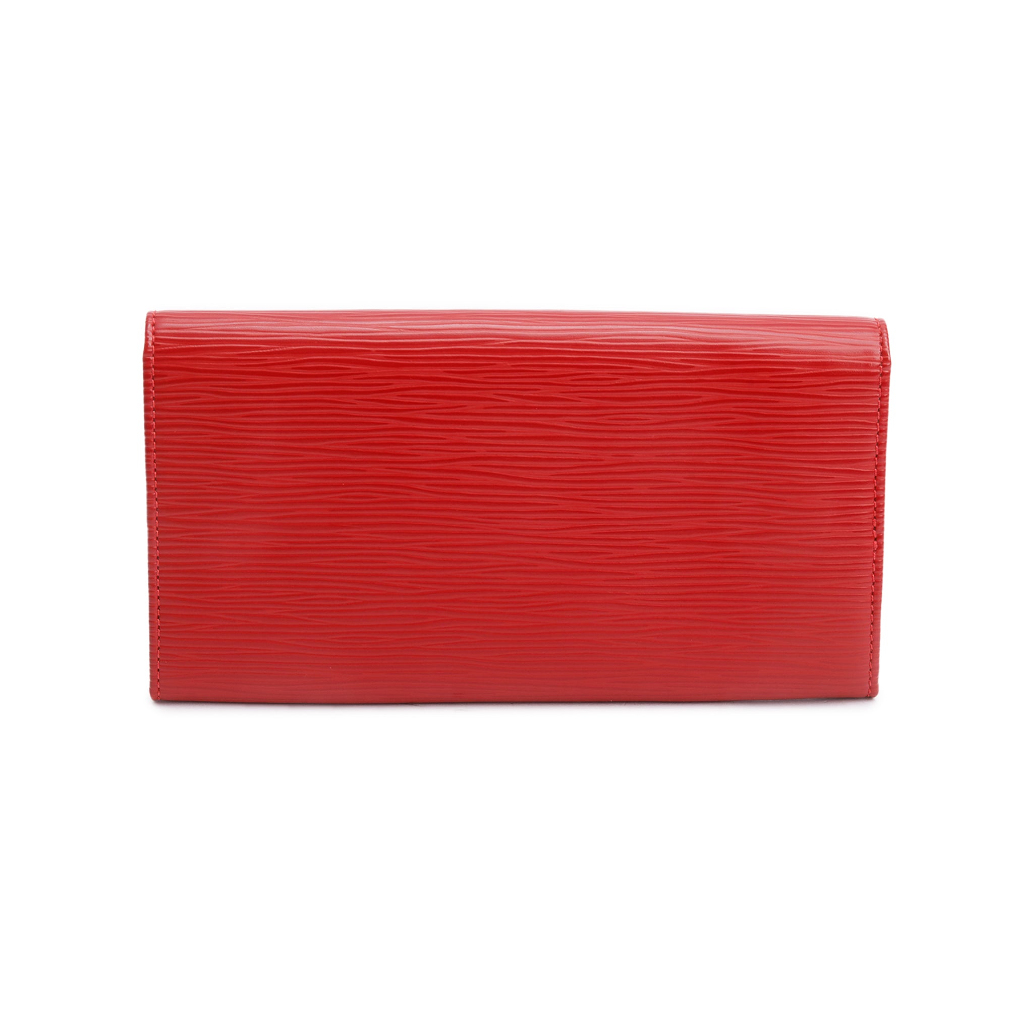 Louis Vuitton Red Epi Leather Sarah Wallet