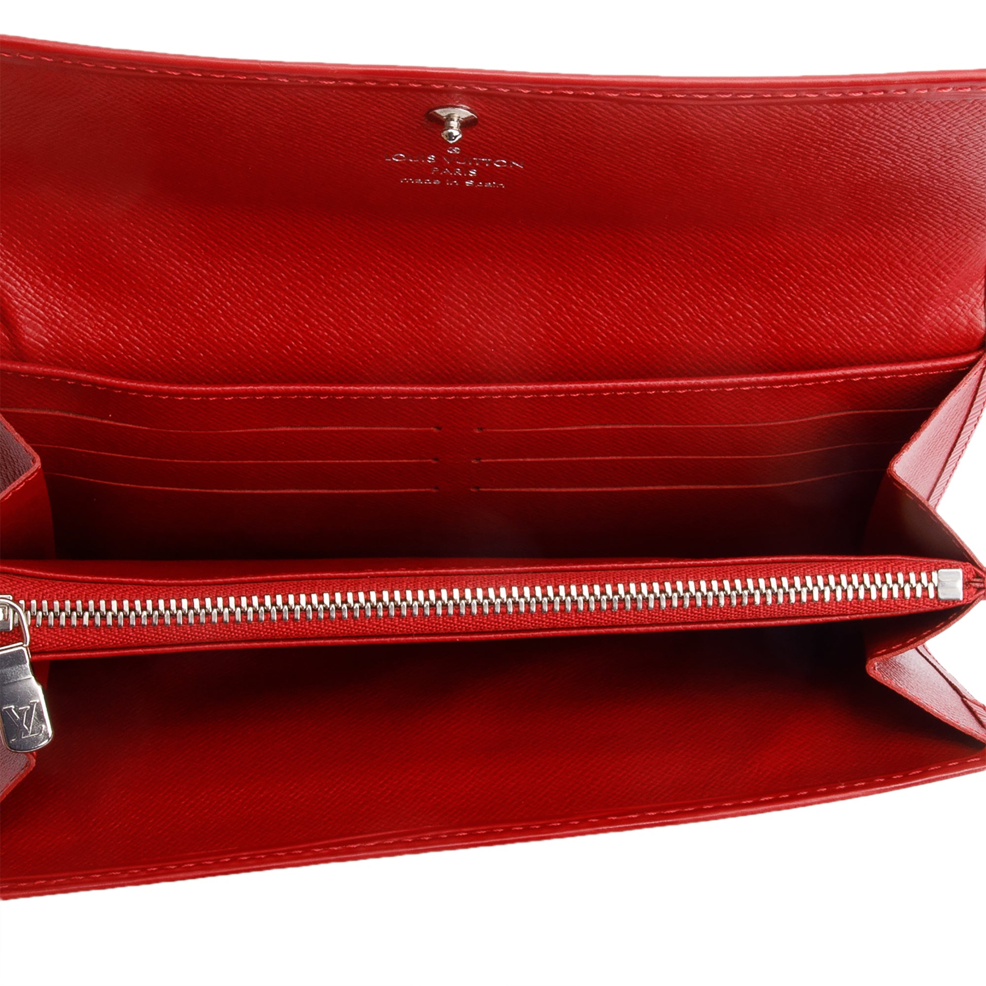 Louis Vuitton Red Epi Leather Sarah Wallet