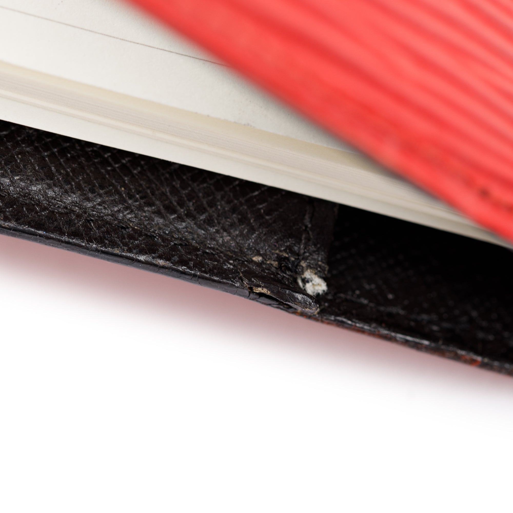 Louis Vuitton Red Epi Leather Small Ring Agenda Cover