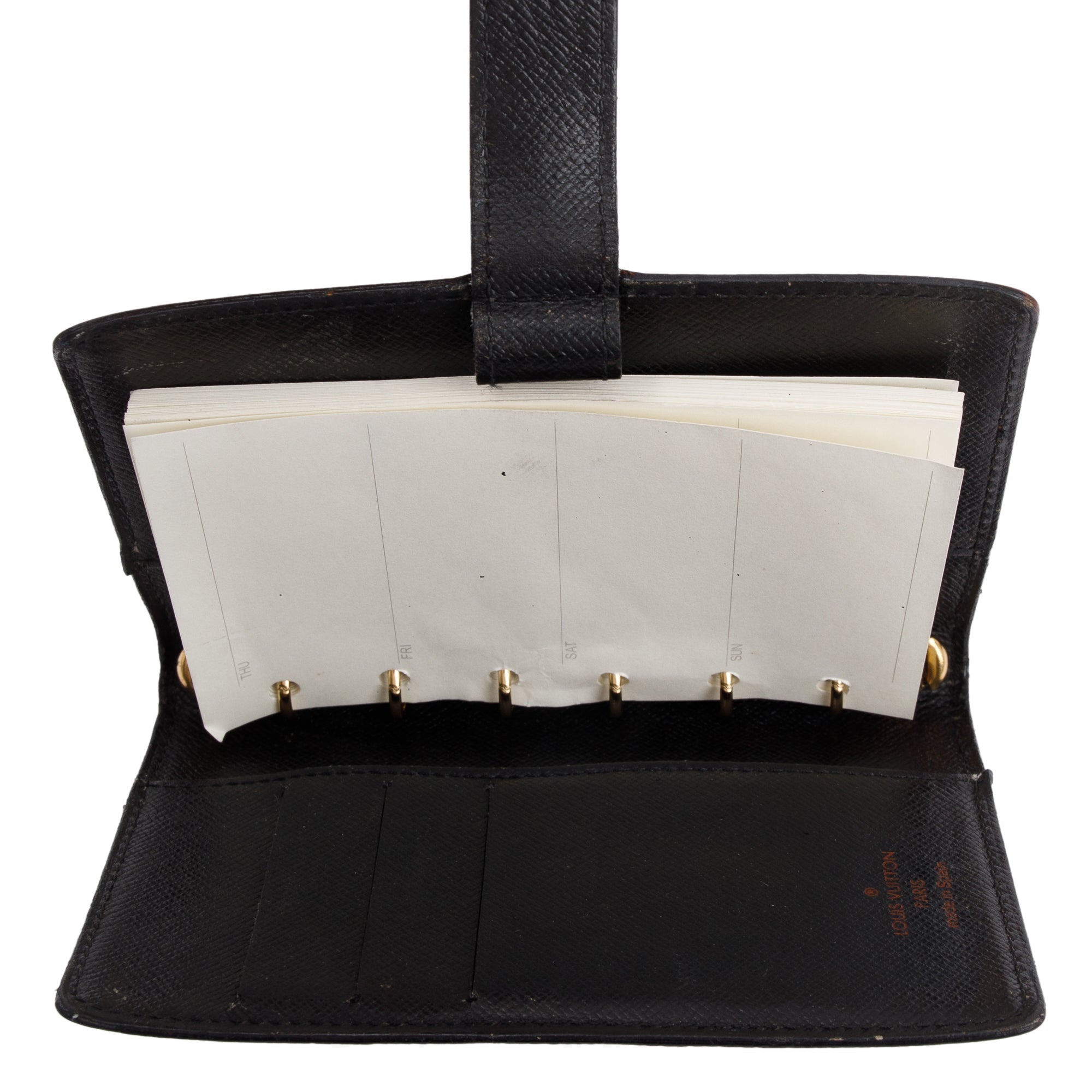 Louis Vuitton Red Epi Leather Small Ring Agenda Cover