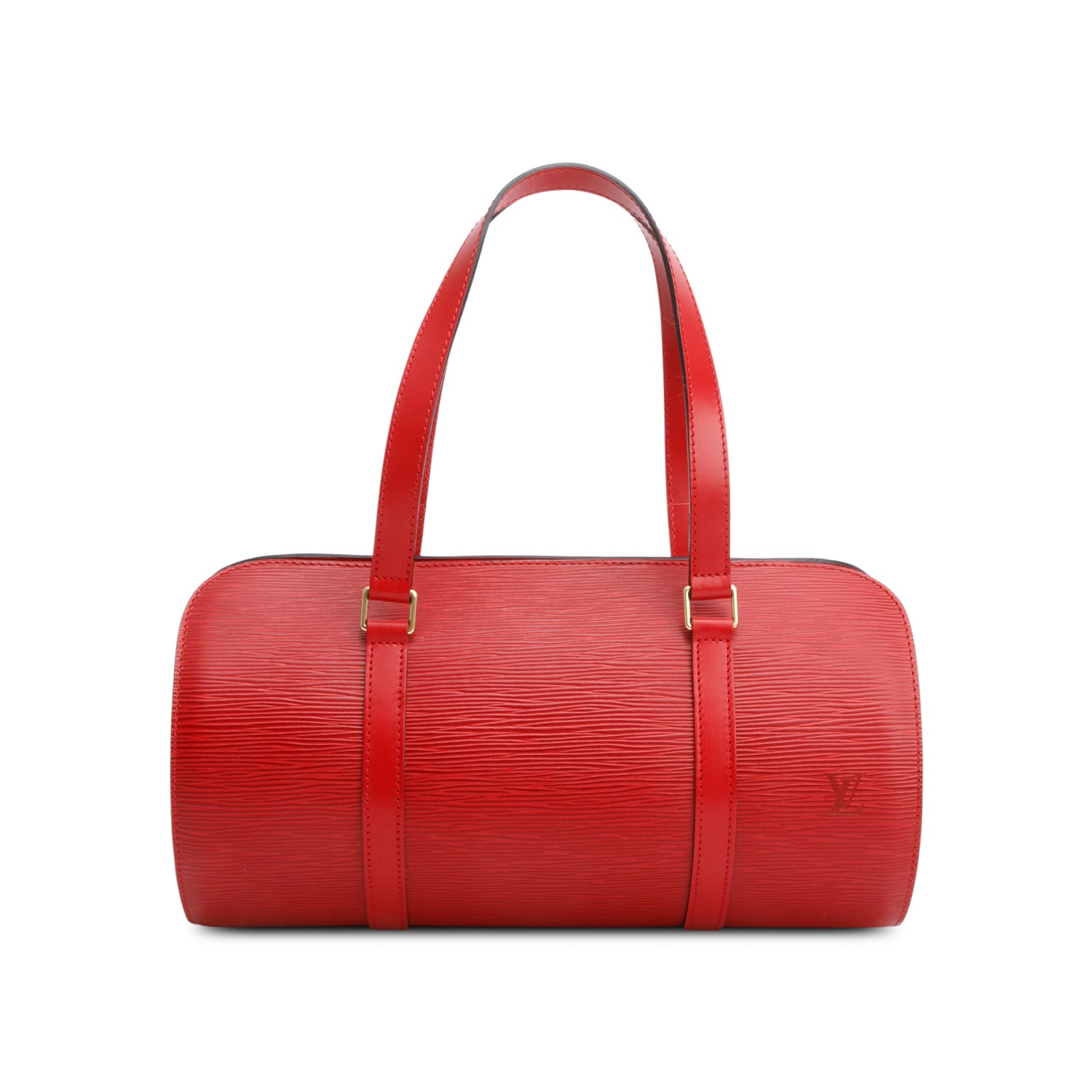 Louis Vuitton Red Epi Leather Soufflot Bag