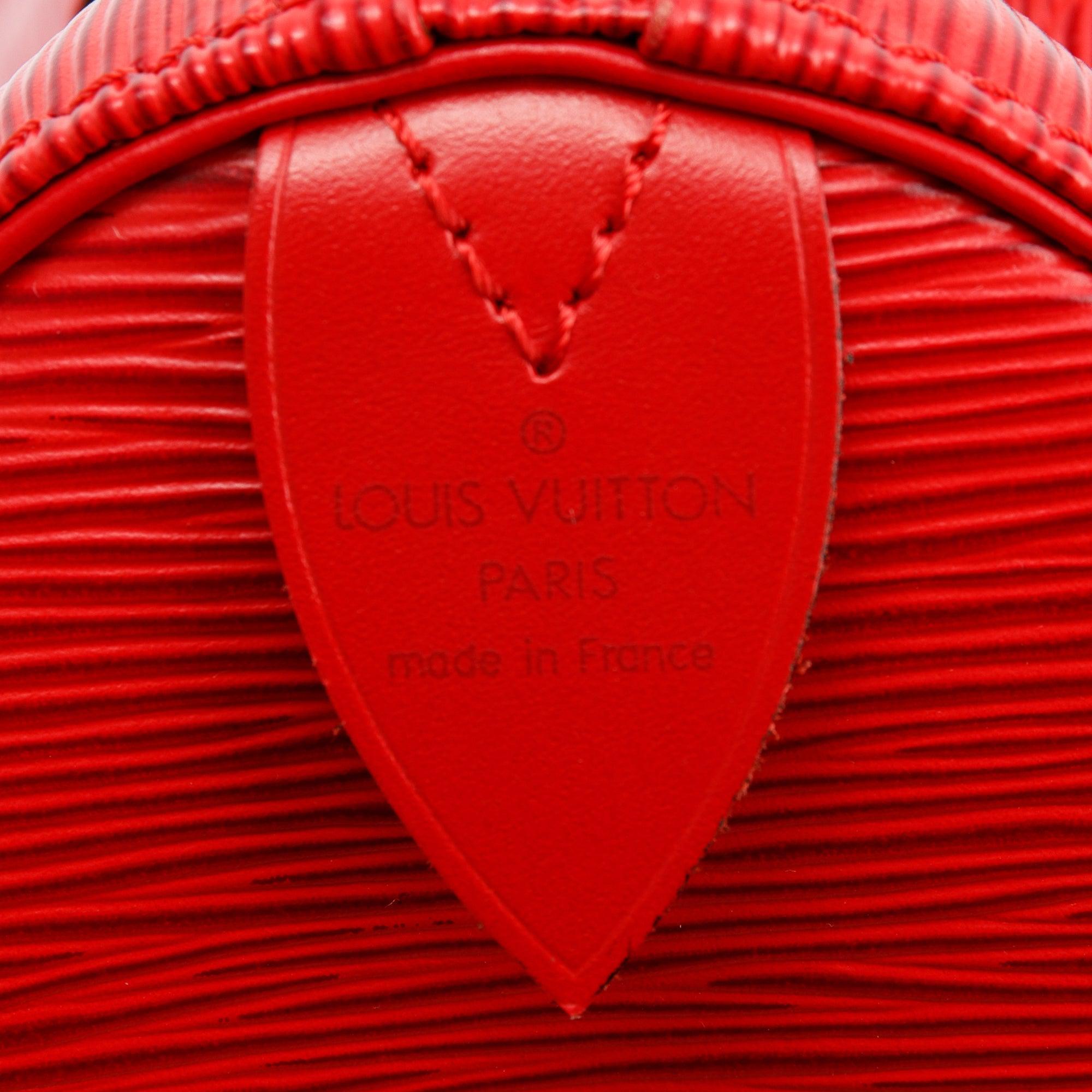 Louis Vuitton Red Epi Speedy 25