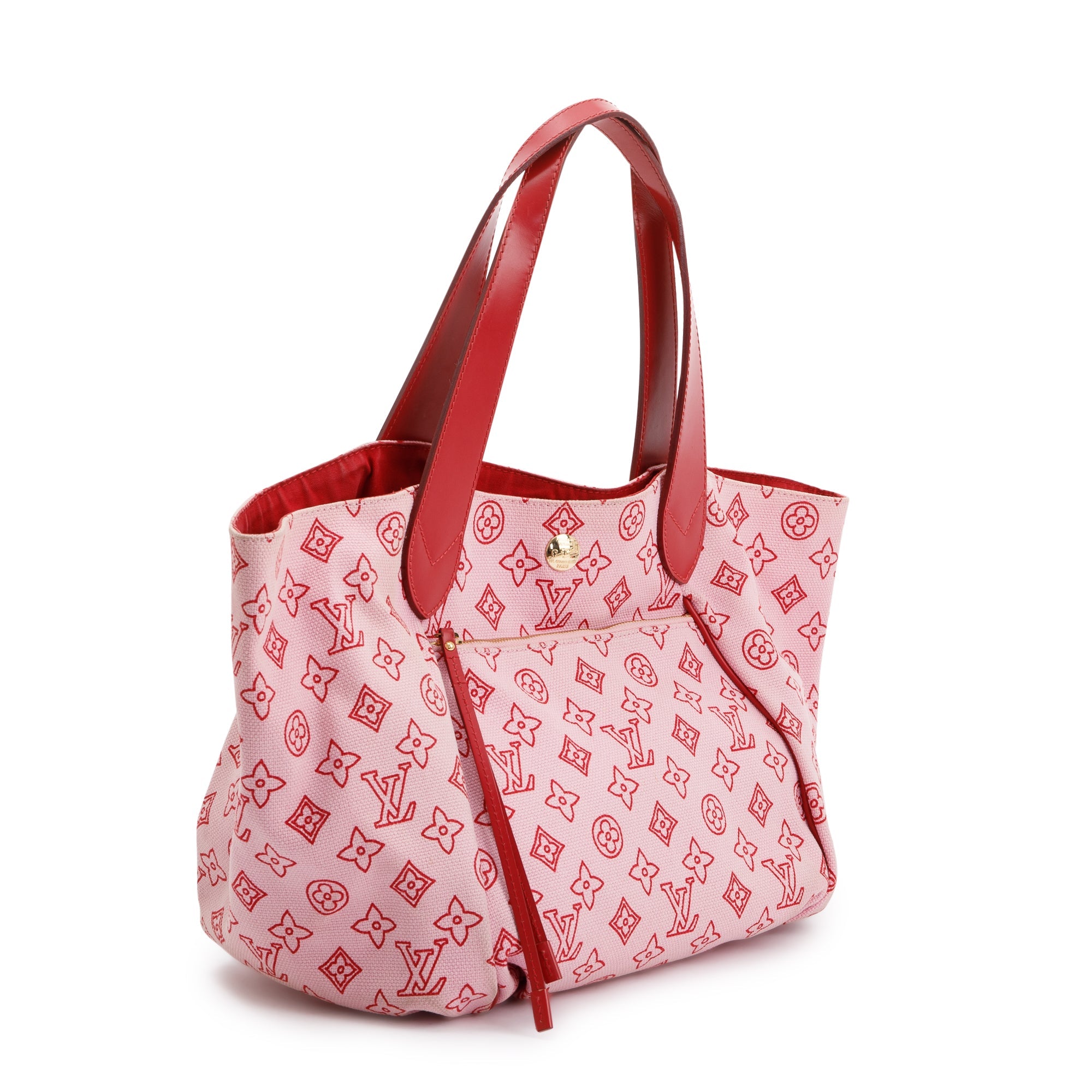 Louis Vuitton Red Monogram Canvas Cabas Ipanema GM