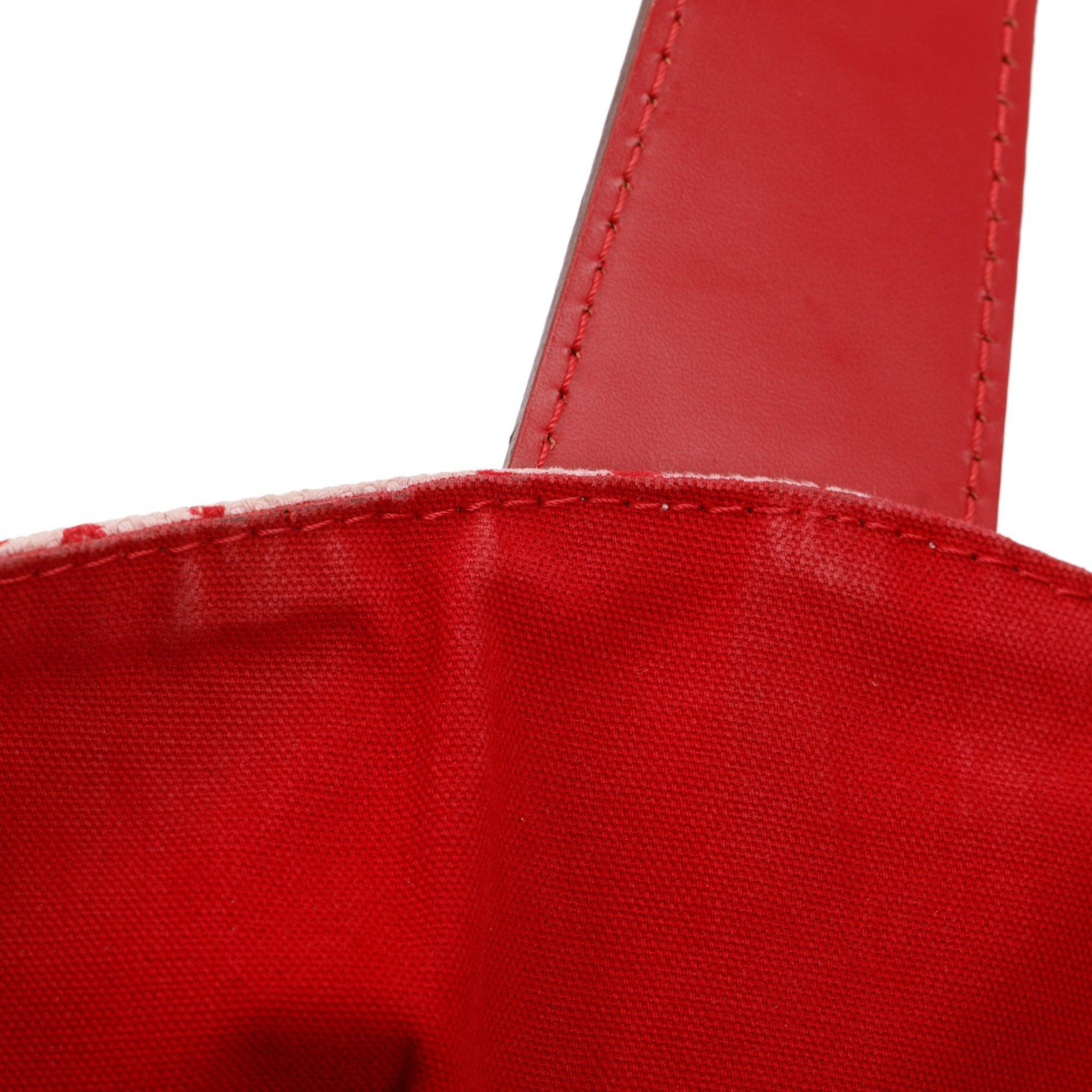 Louis Vuitton Red Monogram Canvas Cabas Ipanema GM