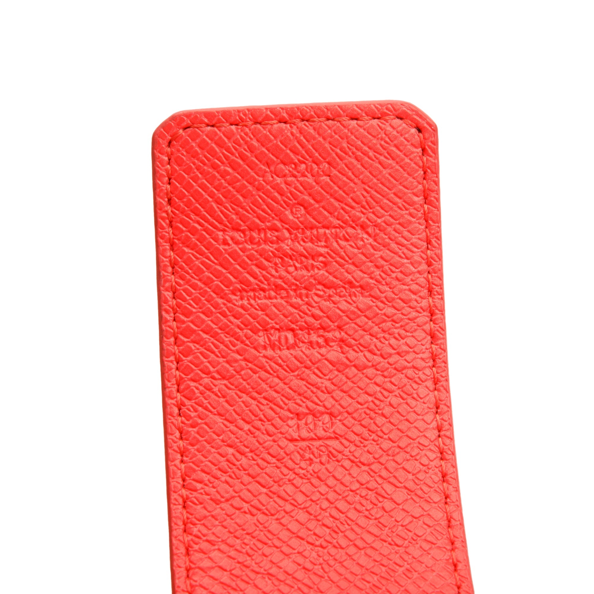 Louis Vuitton Red Monogram LV Initiales 40 MM Reversible Belt, 100 40 w/ Box