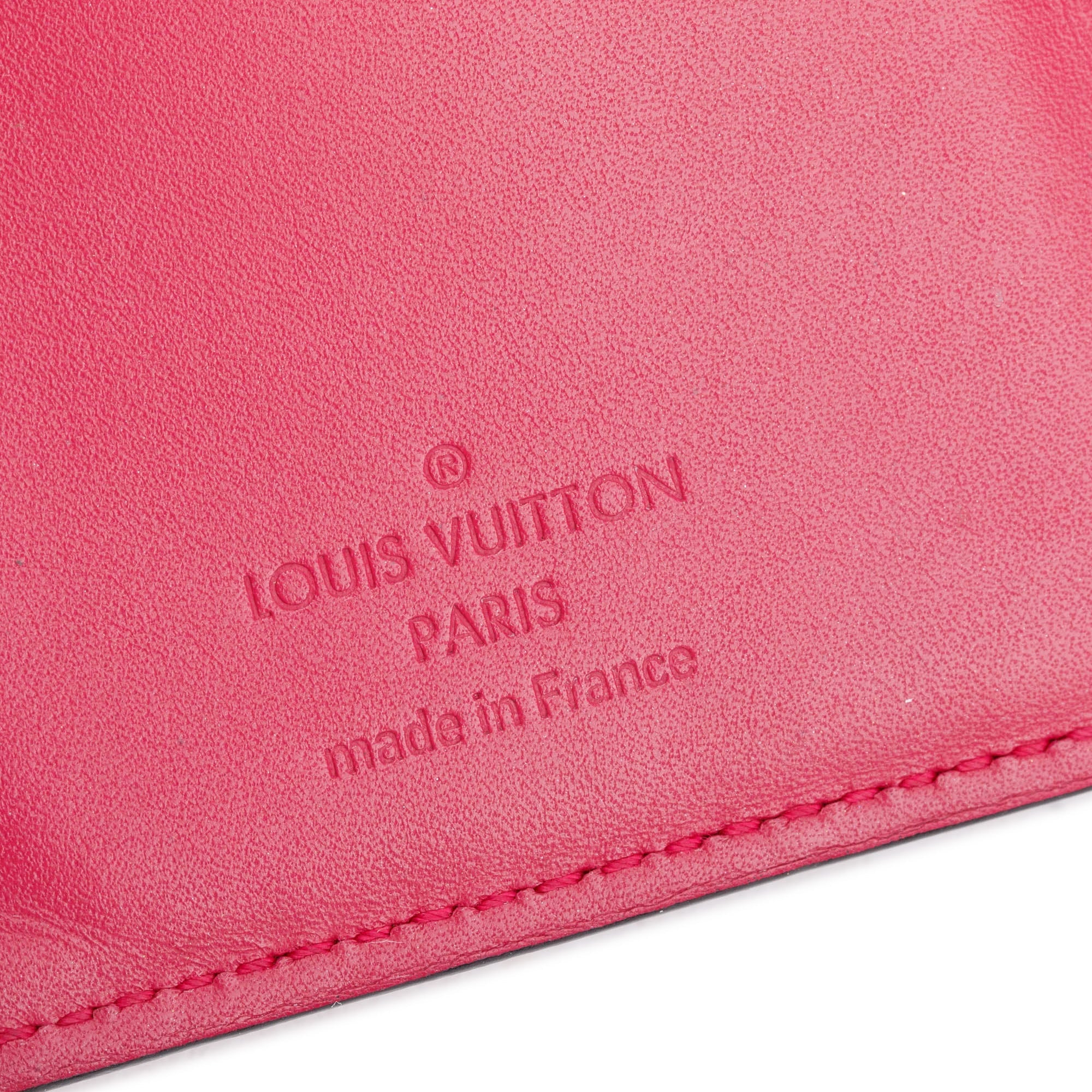 Louis Vuitton Red Monogram Vernis French Purse Compact Wallet