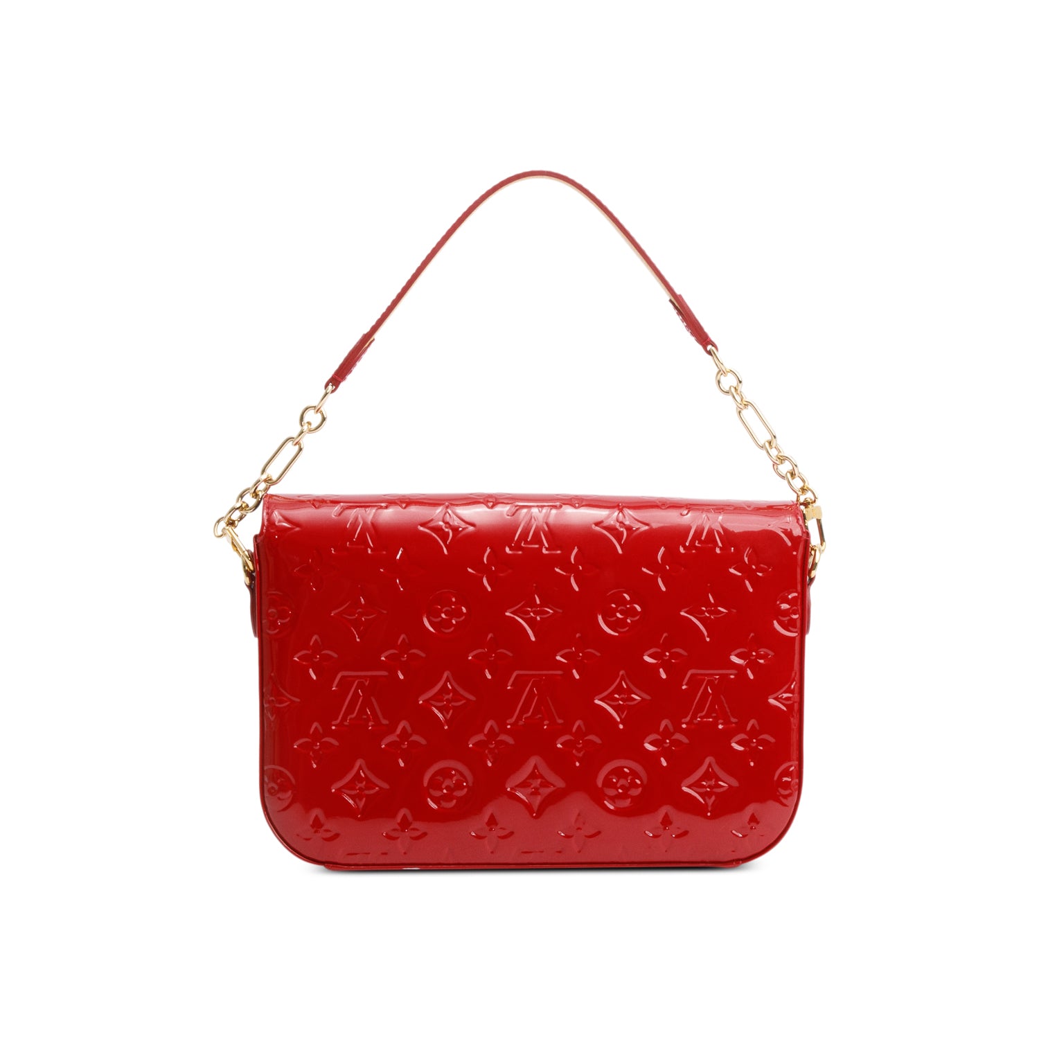 Louis Vuitton Red Vernis Leather Rodeo Drive