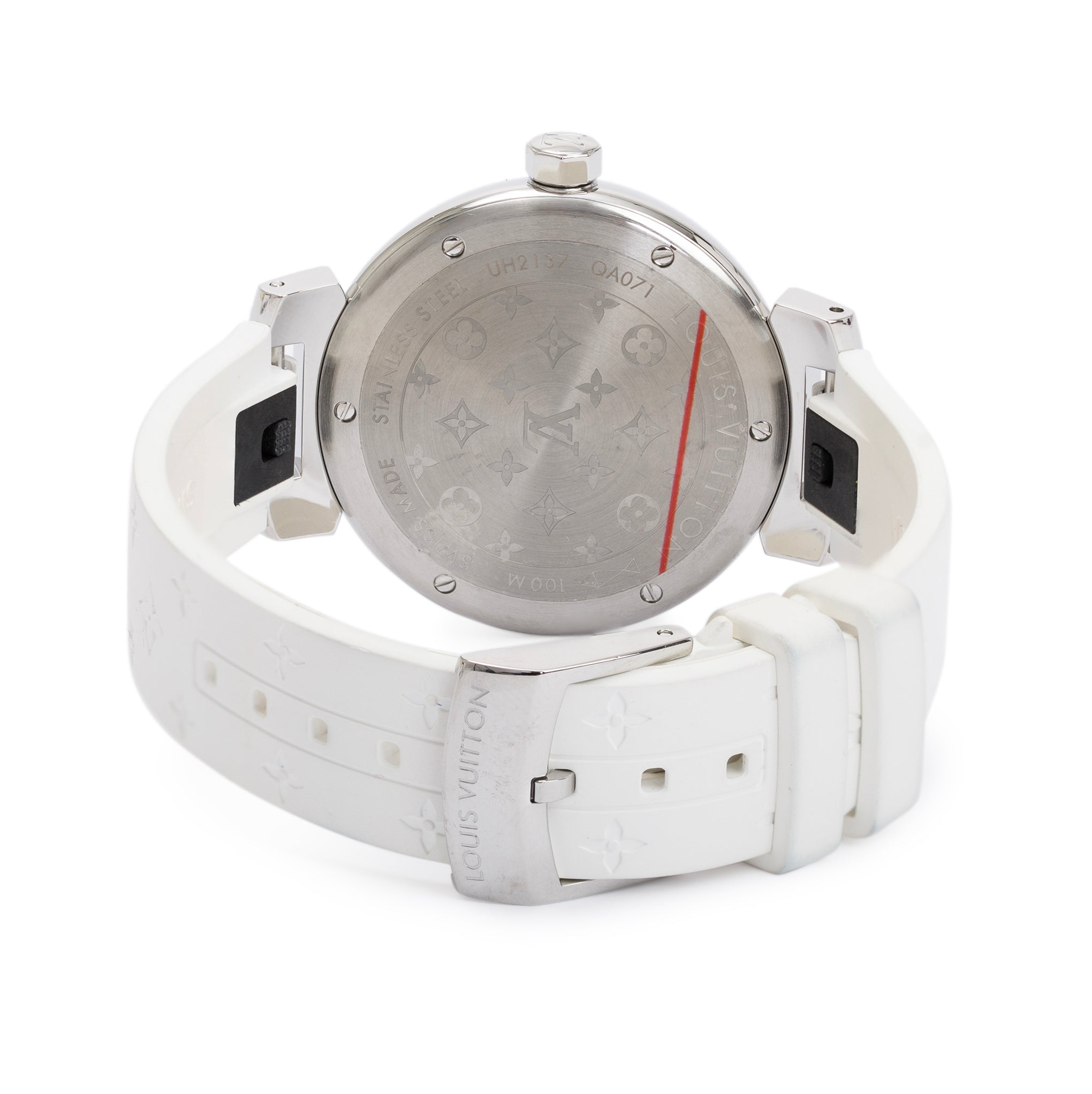 Louis Vuitton Stainless Steel Tambour 34 MM Watch