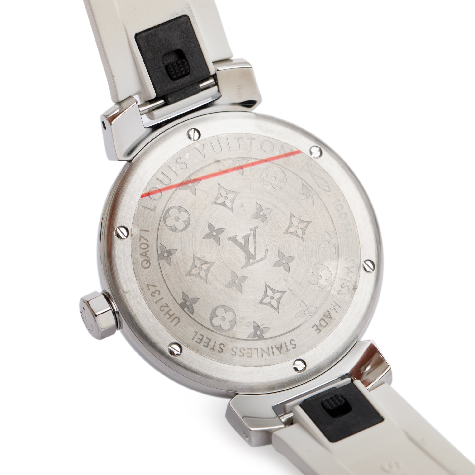 Louis Vuitton Stainless Steel Tambour 34 MM Watch