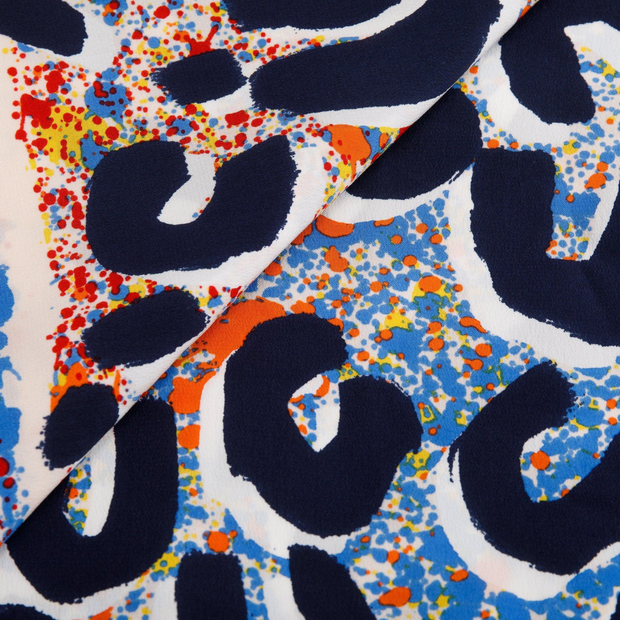 Louis Vuitton Stephen Sprouse Multcolor Leopard Print Cashmere Silk Scarf w/ Box