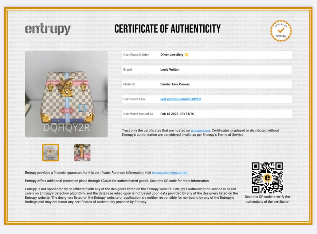 Louis Vuitton Summer Trunk Damier Azur Neonoe MM