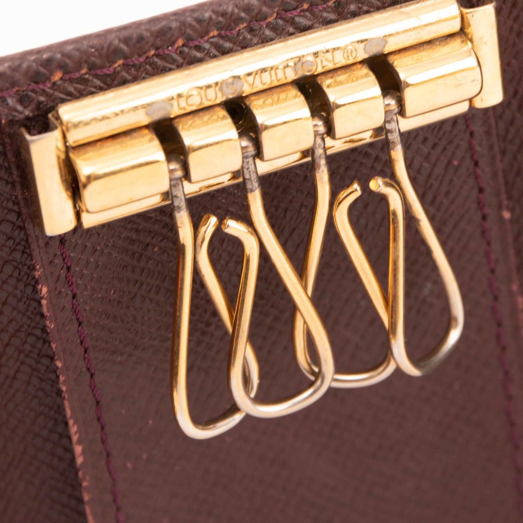 Louis Vuitton Taiga 4 Key Holder