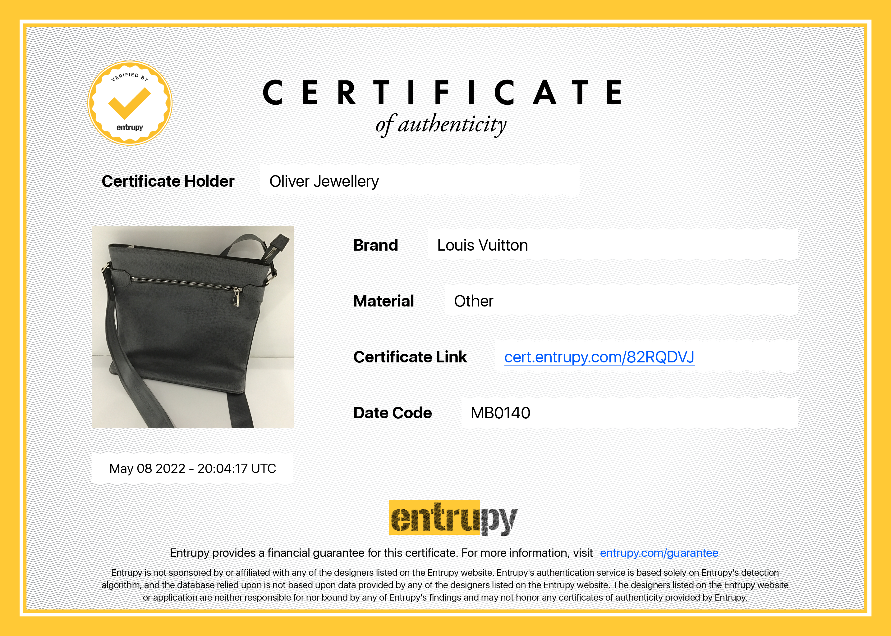 Louis Vuitton Taiga Leather Sasha Messenger Bag