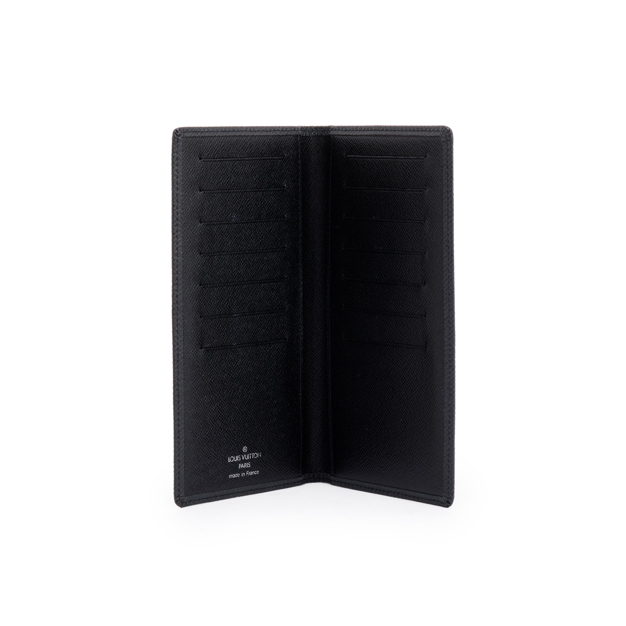 Louis Vuitton Taiga Leather Vertical Long Bifold Wallet