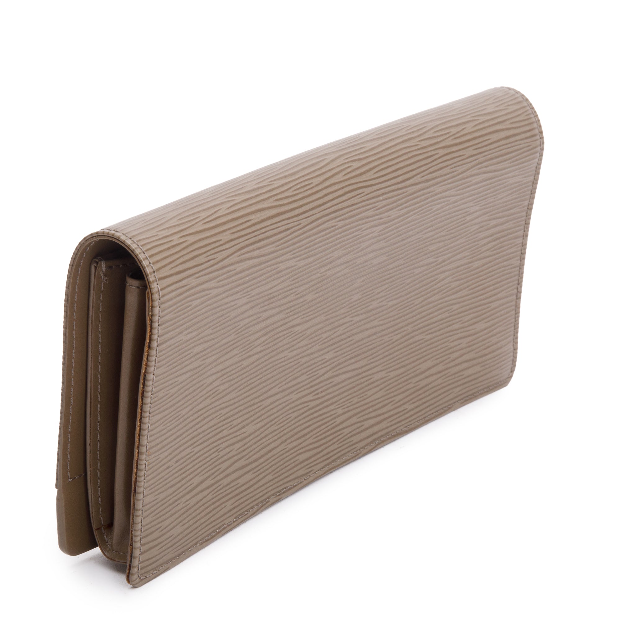 Louis Vuitton Taupe Epi Leather Honfleur Pepper Clutch