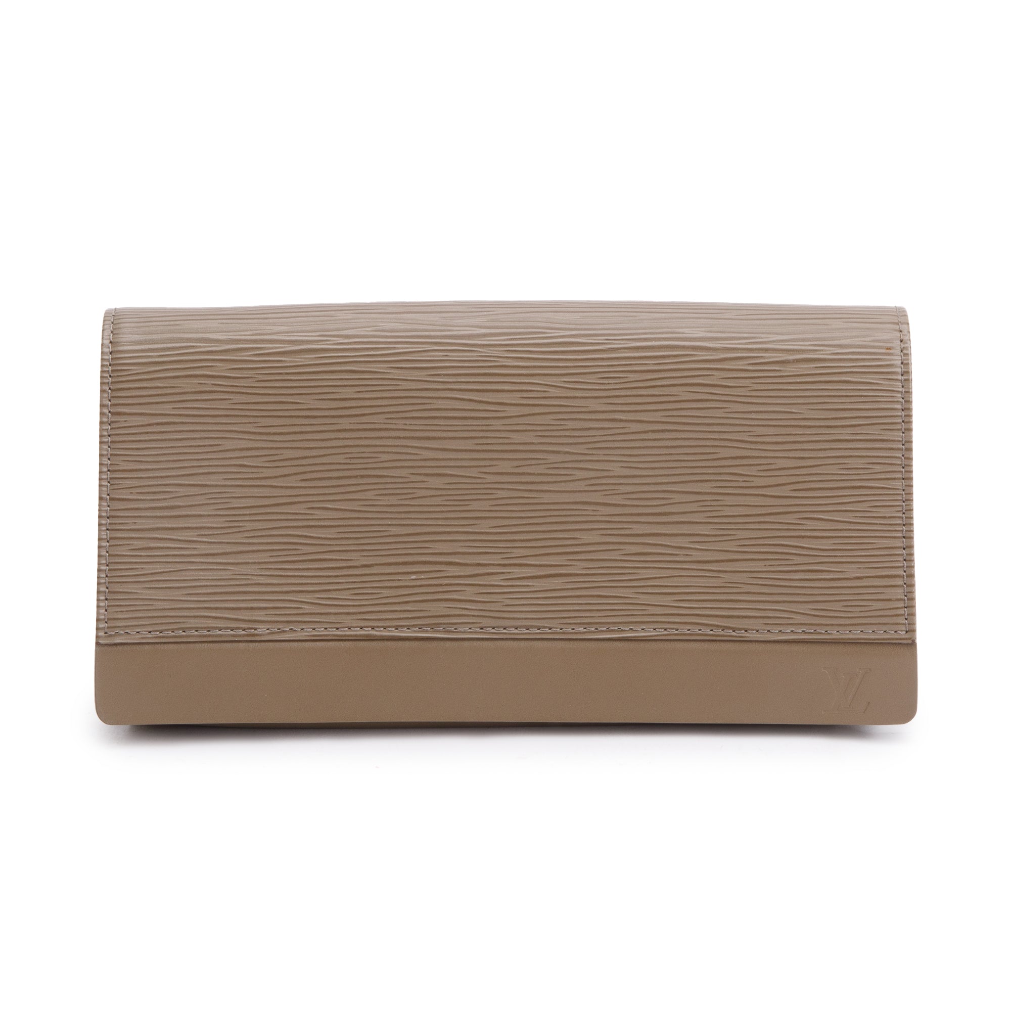 Louis Vuitton Taupe Epi Leather Honfleur Pepper Clutch