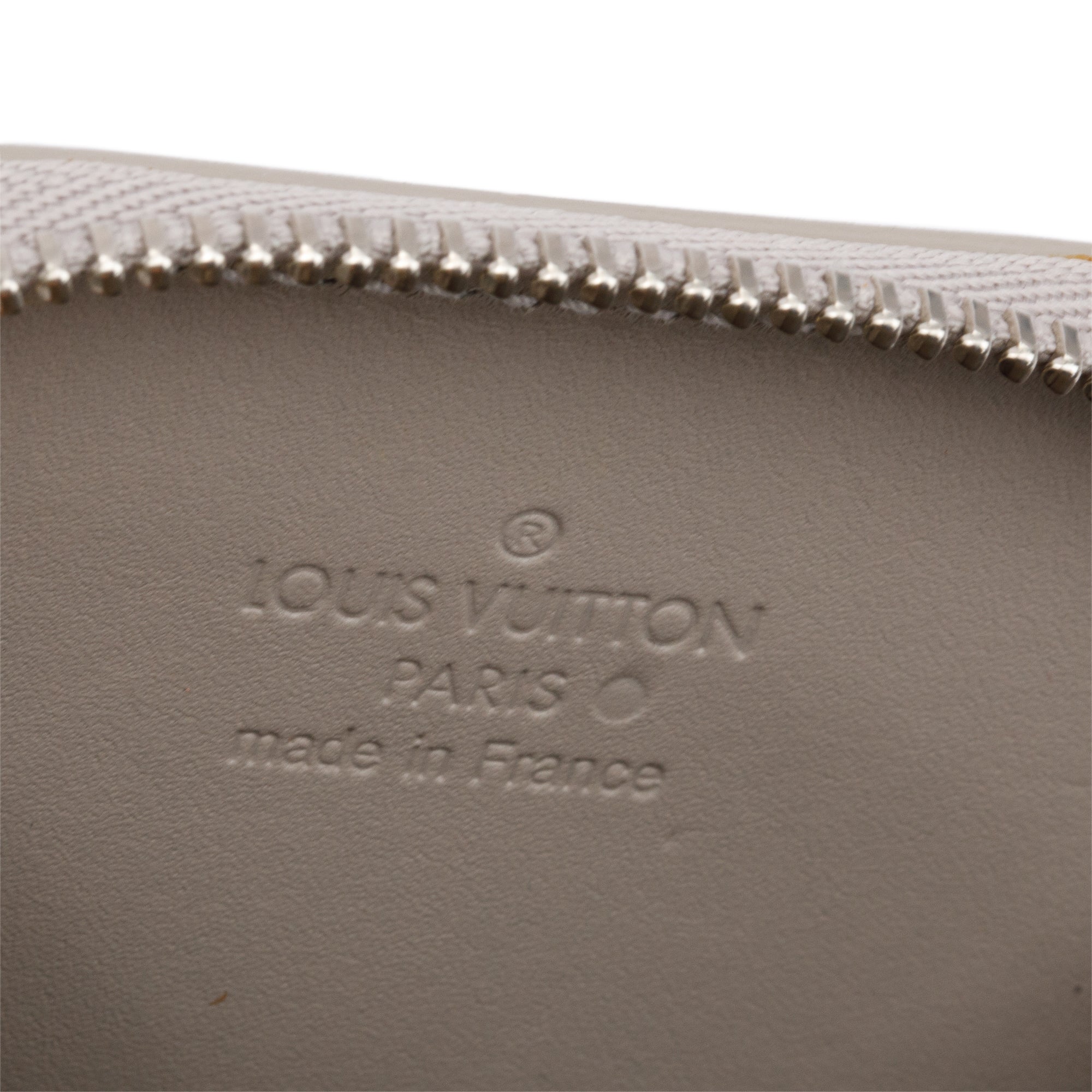 Louis Vuitton Taupe Vernis Leather Porte-Monnaie Flocon Coin Purse
