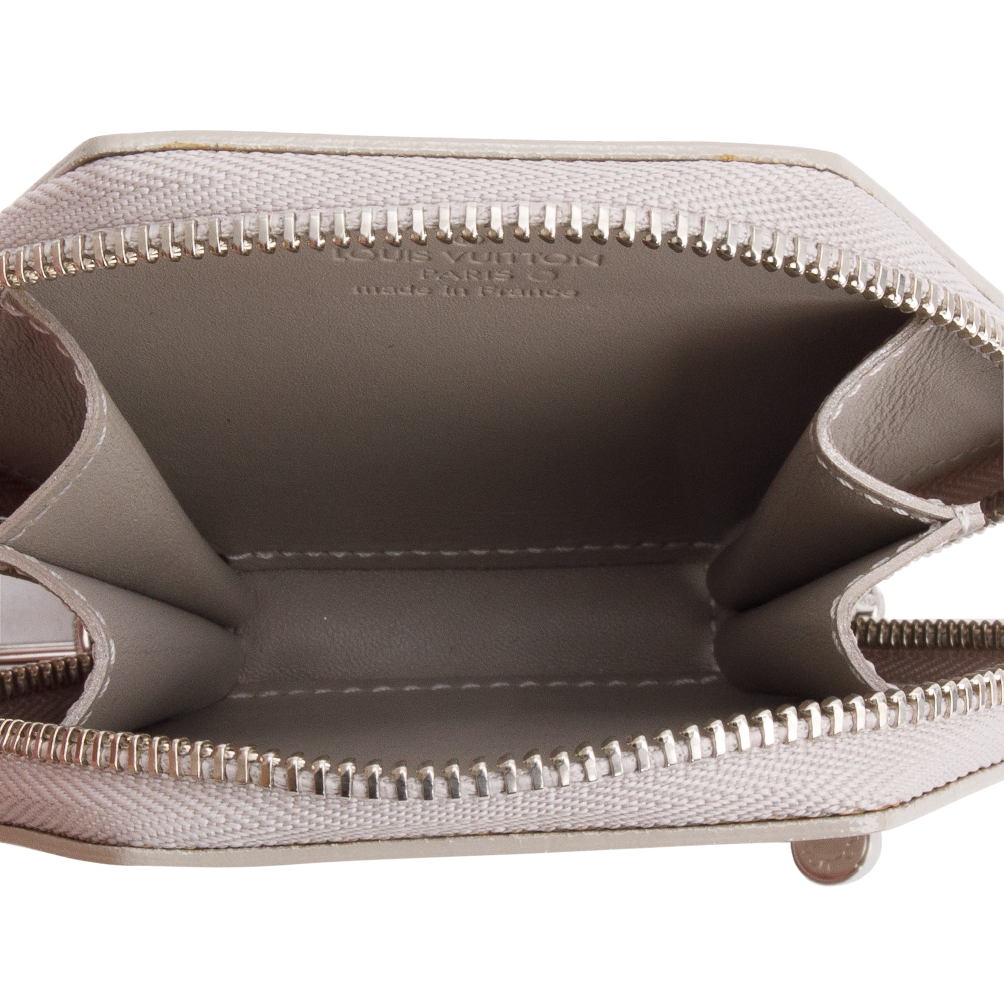 Louis Vuitton Taupe Vernis Leather Porte-Monnaie Flocon Coin Purse