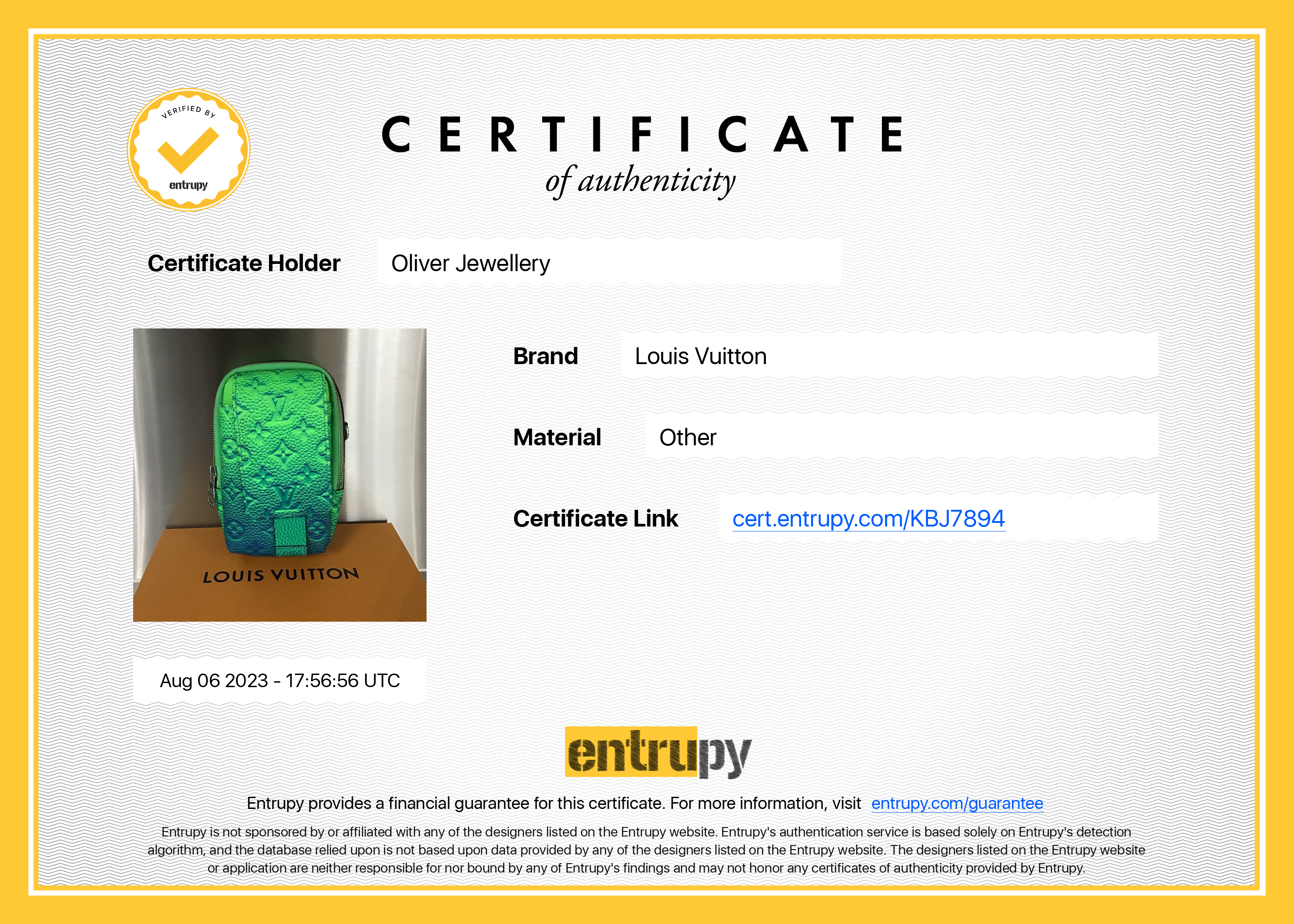 Louis Vuitton Taurillon Monogram Illusion Double Phone Pouch with box