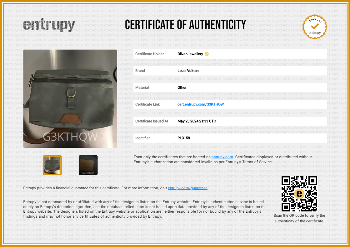 Louis Vuitton Titanium Monogram Messenger Bag PM