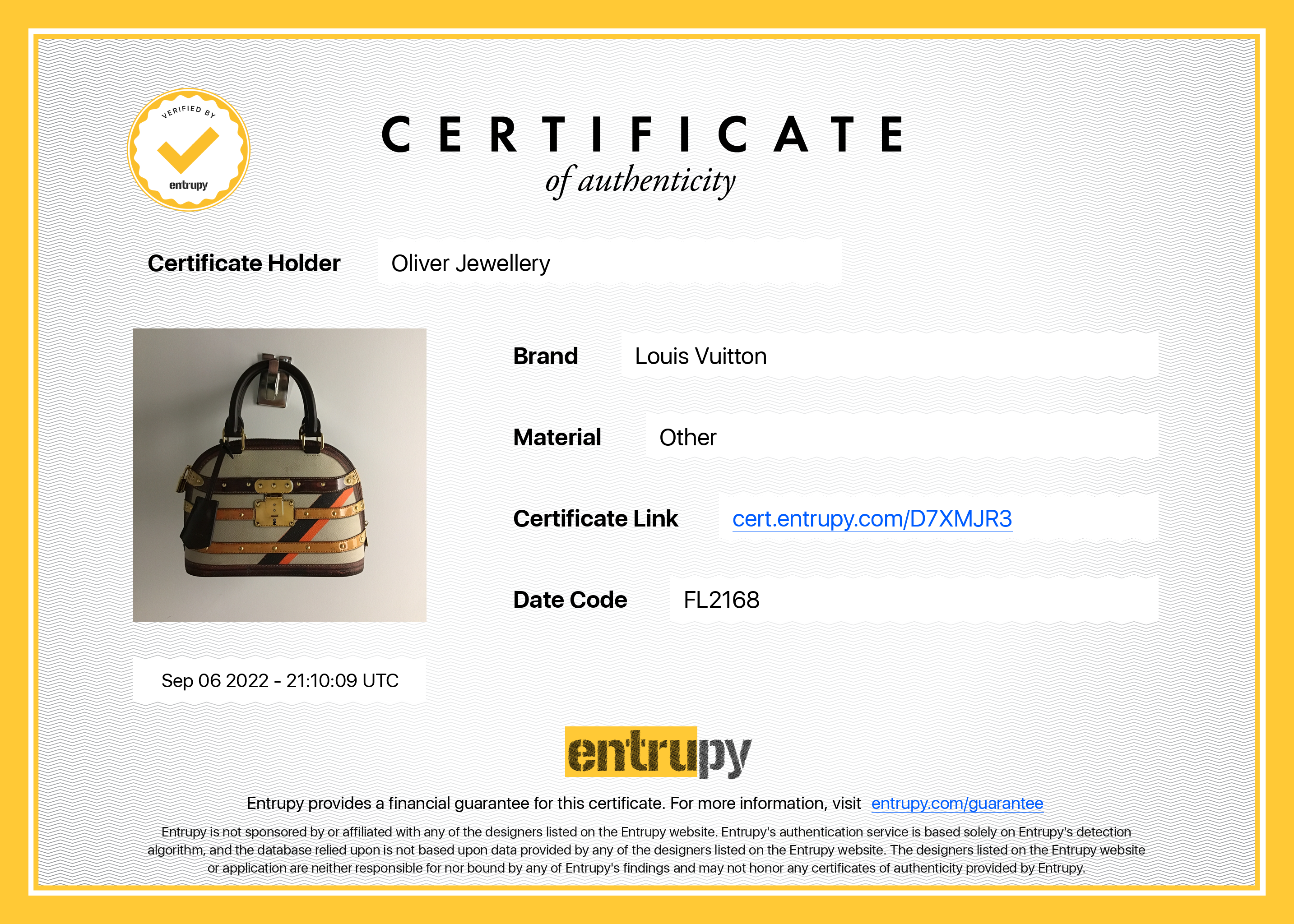 Louis Vuitton Transformed Canvas Time Trunk Alma BB