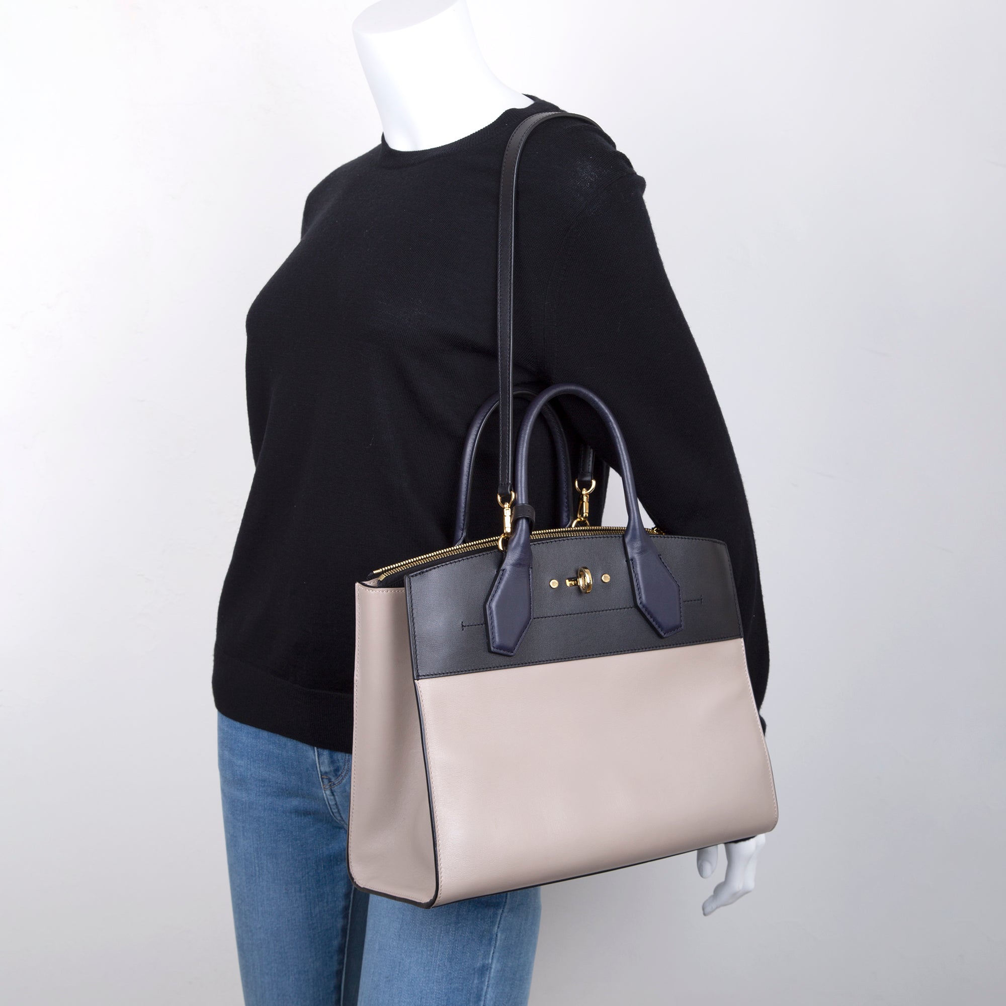 Louis Vuitton Tricolor City Steamer MM w/ Strap