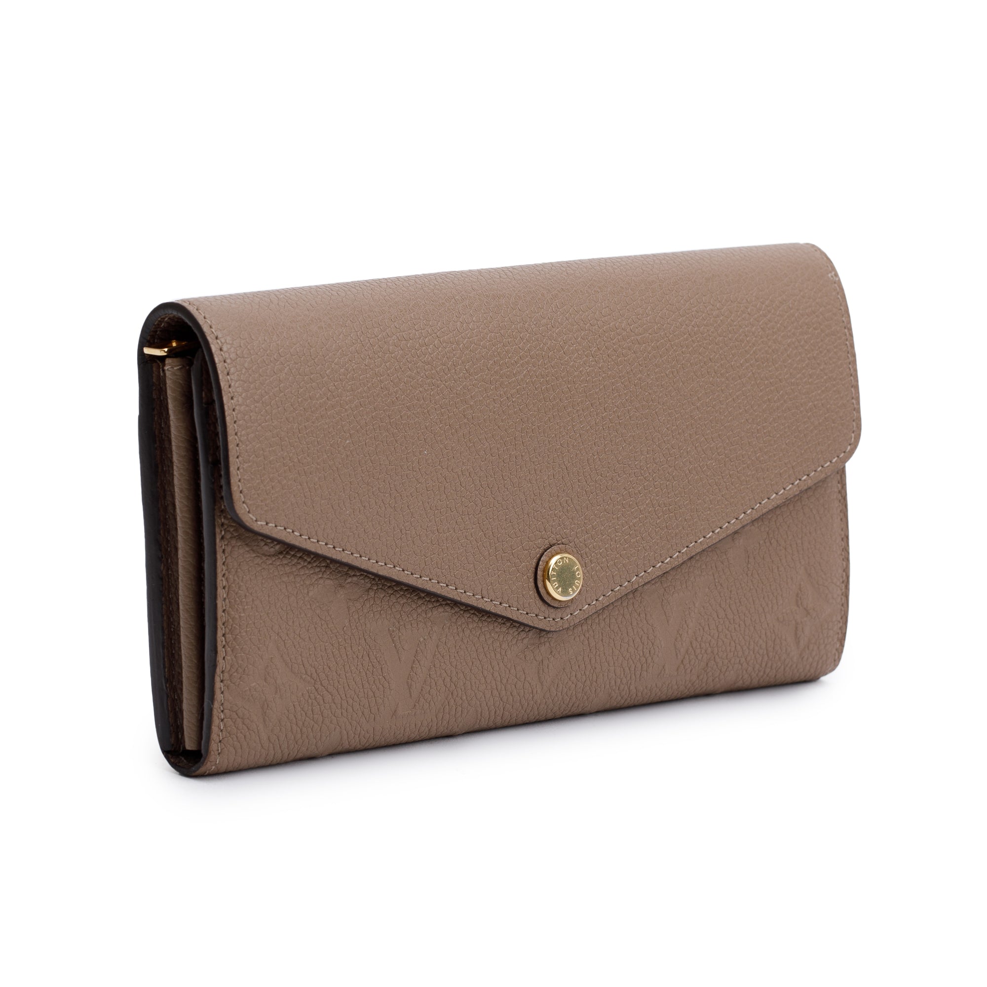 Louis Vuitton Turtledove Empreinte Leather Sarah Wallet