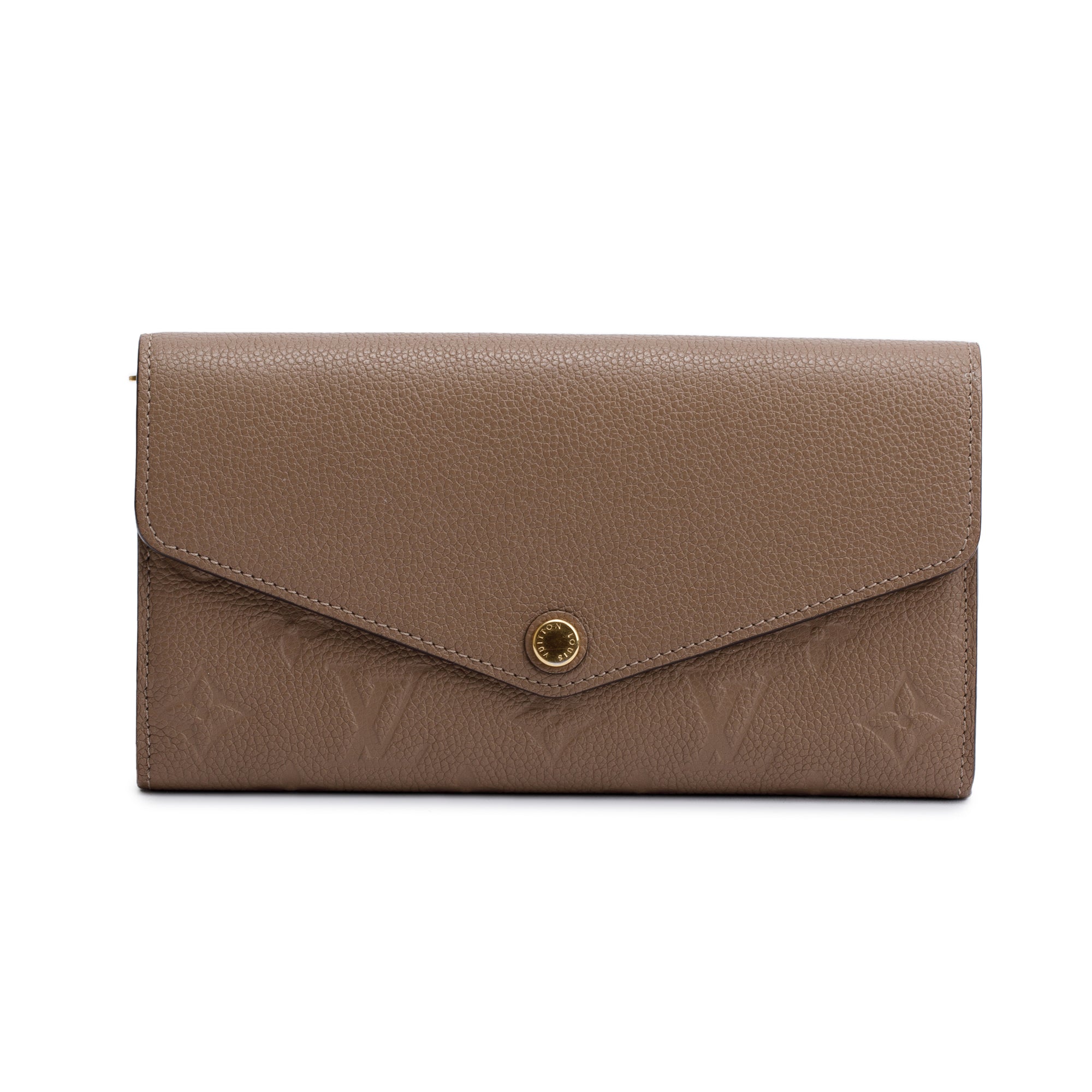 Louis Vuitton Turtledove Empreinte Leather Sarah Wallet