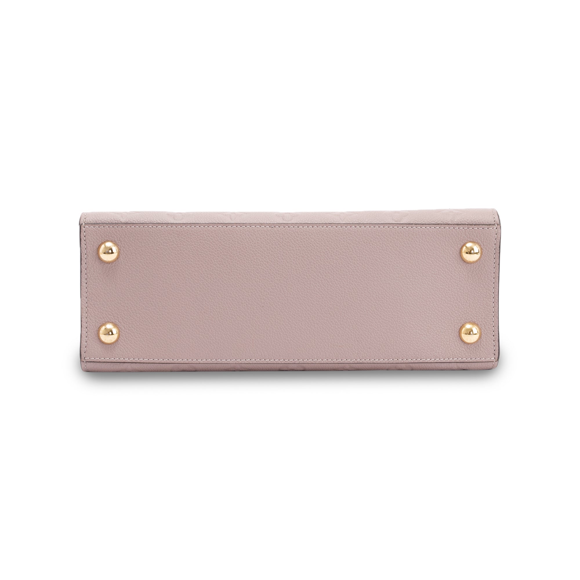 Louis Vuitton Turtledove Monogram Empreinte Pont Neuf MM Bag w/ Strap