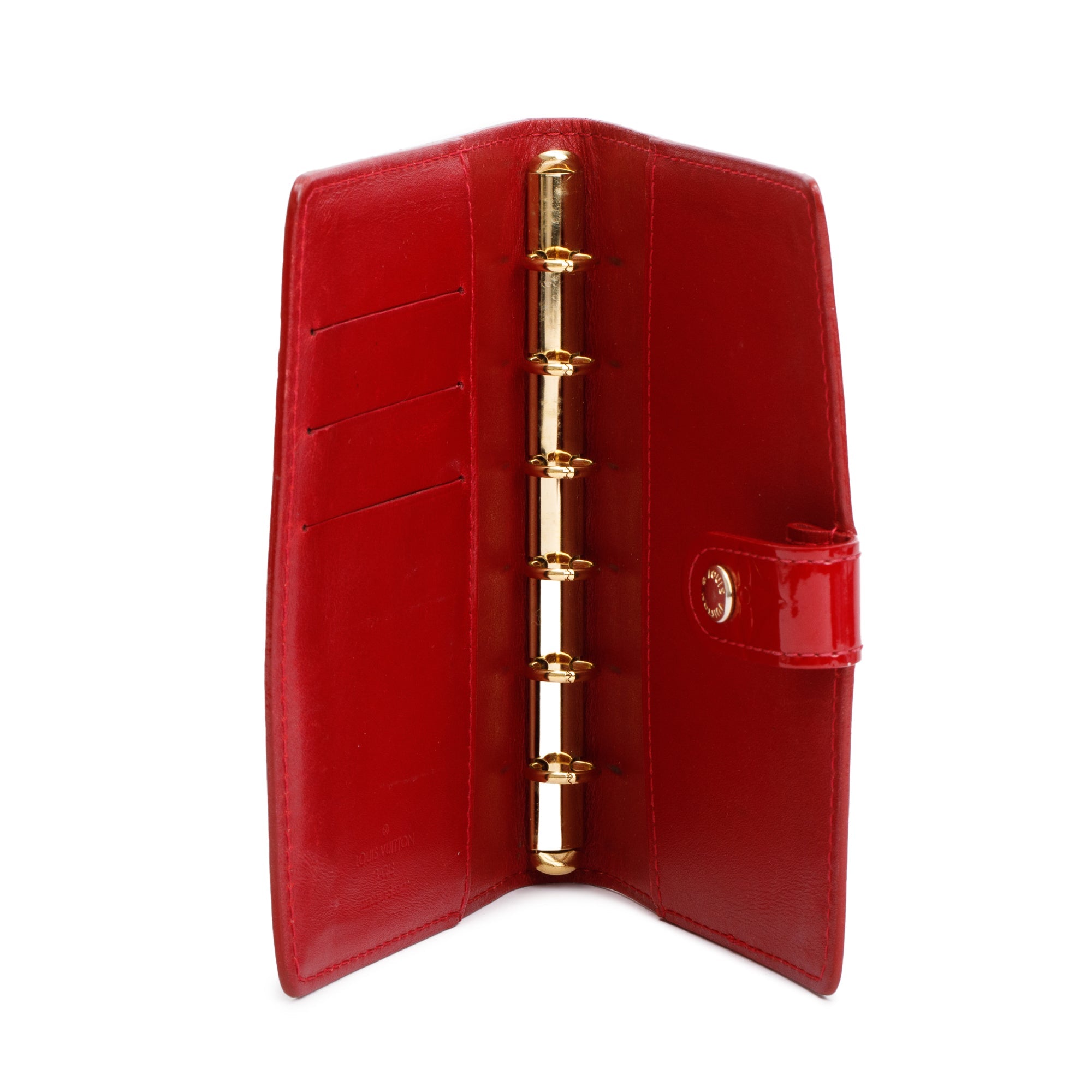 Louis Vuitton Vernis Monogram Empreinte Small Ring Agenda Cover