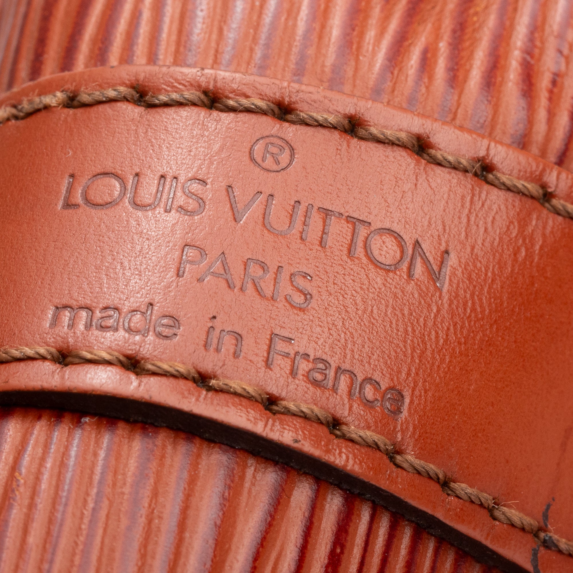 Louis Vuitton Vintage Brown Epi Leather Noe MM