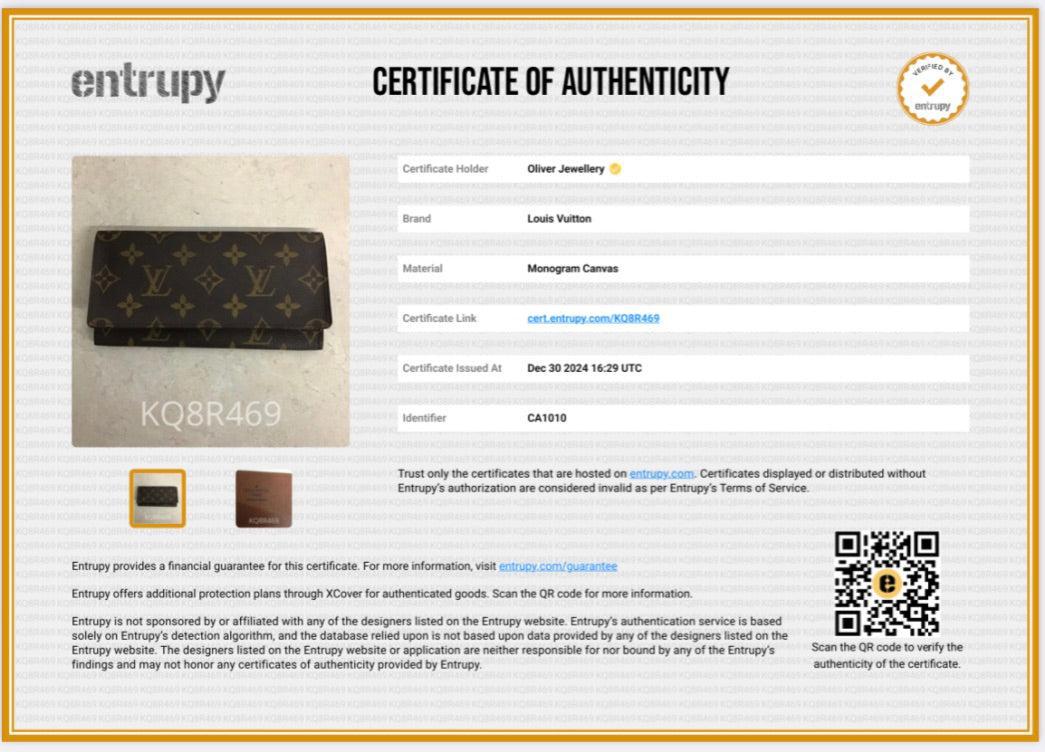 Louis Vuitton Vintage Monogram Flap Wallet