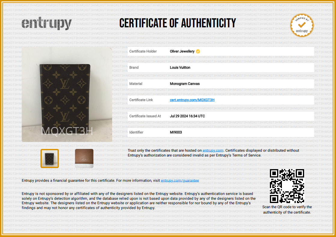 Louis Vuitton Vintage Monogram Passport Cover